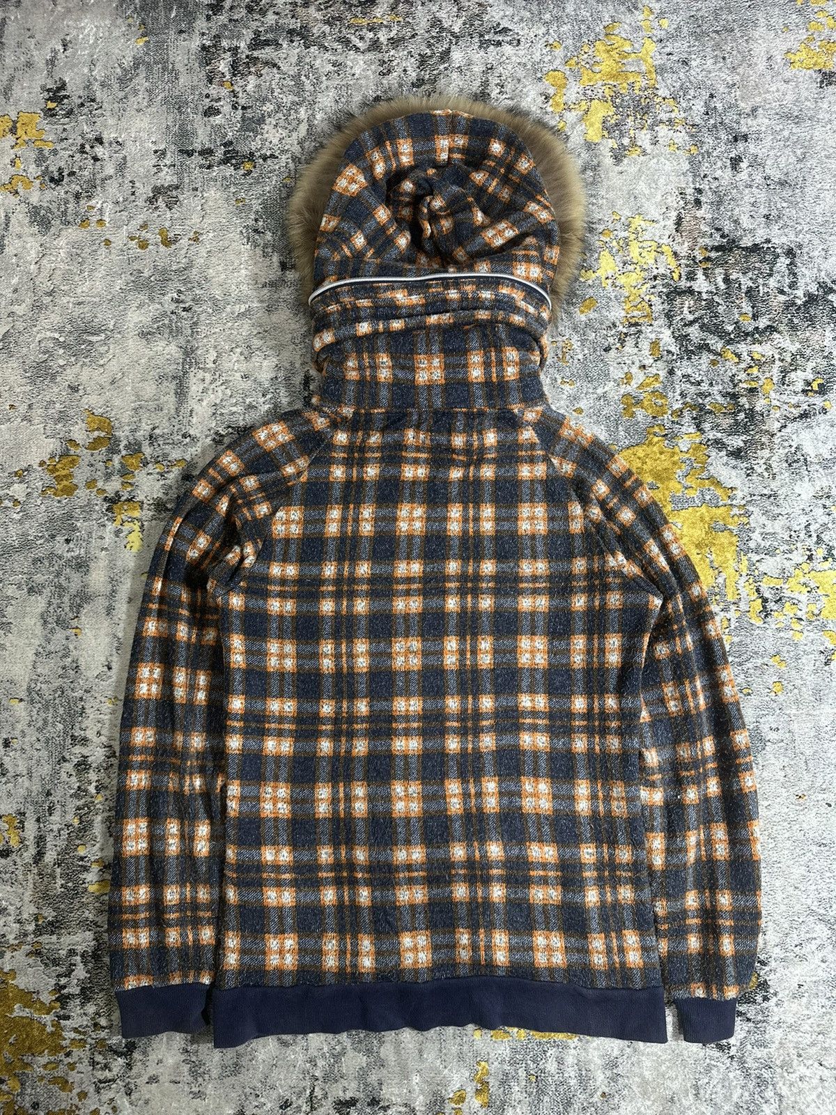 Beauty Beast GOA BONO STYLED FUR ZIPPER HOODIE TARTAN THE SHOP TKMIXPICE Size US M / EU 48-50 / 2 - 5 Thumbnail