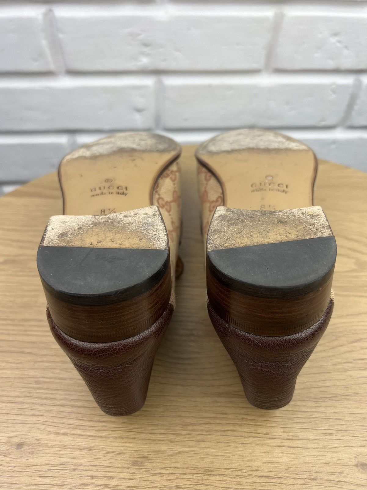 Gucci GUCCI Loafers Leather Shoes HORSEBIT Buckle GG Monogram Web Size US 9 / EU 42 - 12 Thumbnail