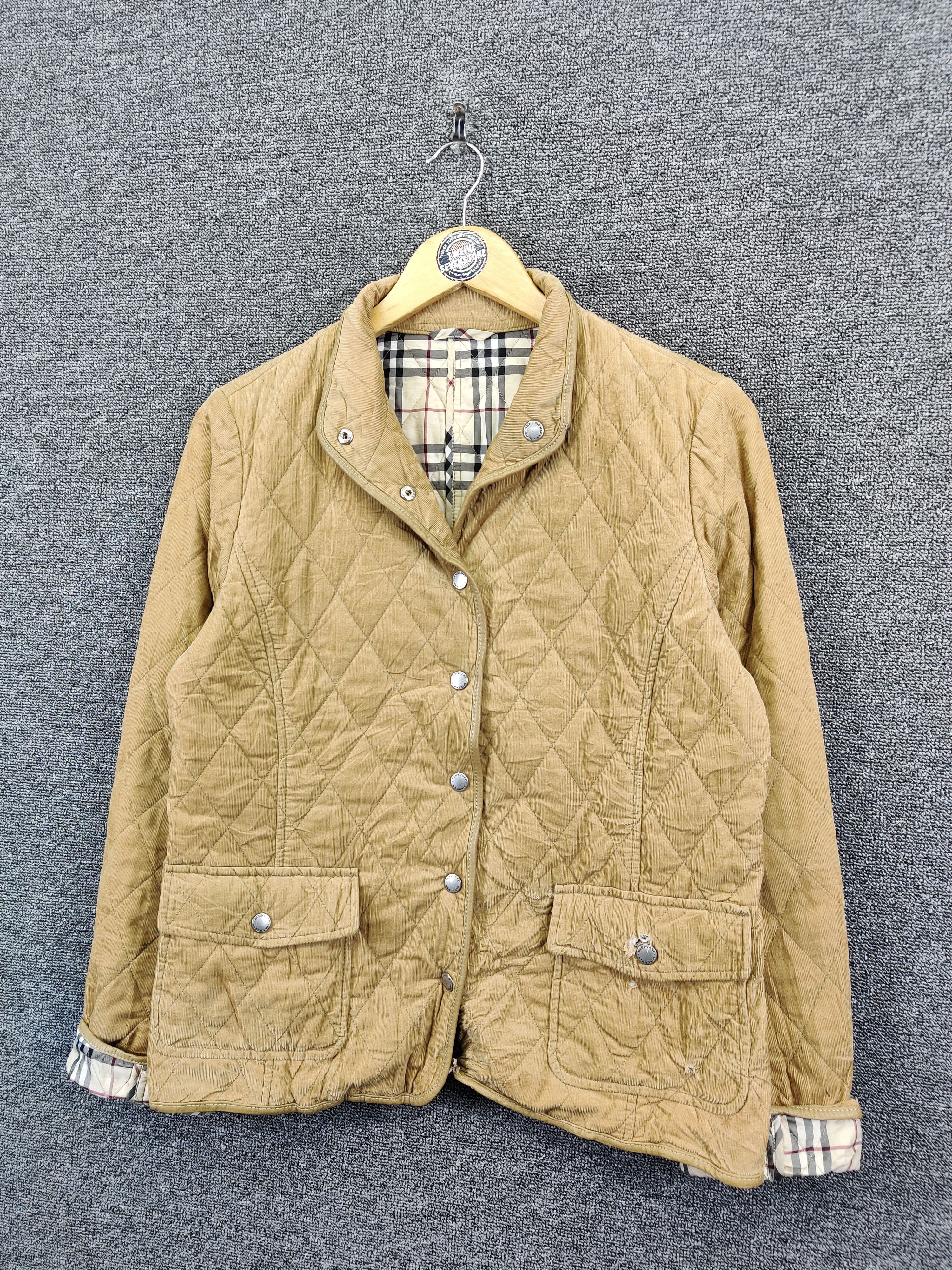 Burberry Vintage Burberry London Nova Check Quilted Distressed Jacket Size US M / EU 48-50 / 2 - 2 Thumbnail