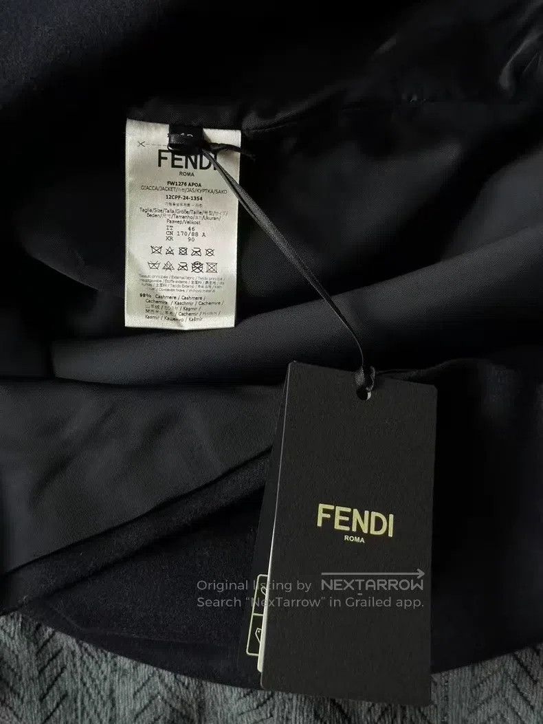 Fendi Fendi Cashmere pocket embossed coat Size US S / EU 44-46 / 1 - 3 Thumbnail