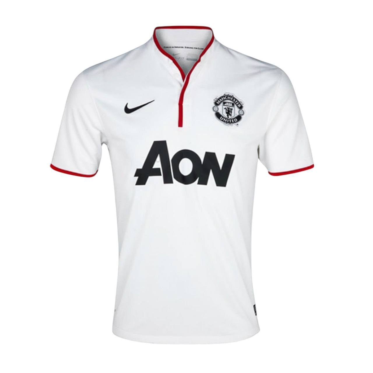 Nike 2012/14 MANCHESTER UNITED AWAY SOCCER JERSEY FOOTBALL SHIRT Size US S / EU 44-46 / 1 - 1 Thumbnail