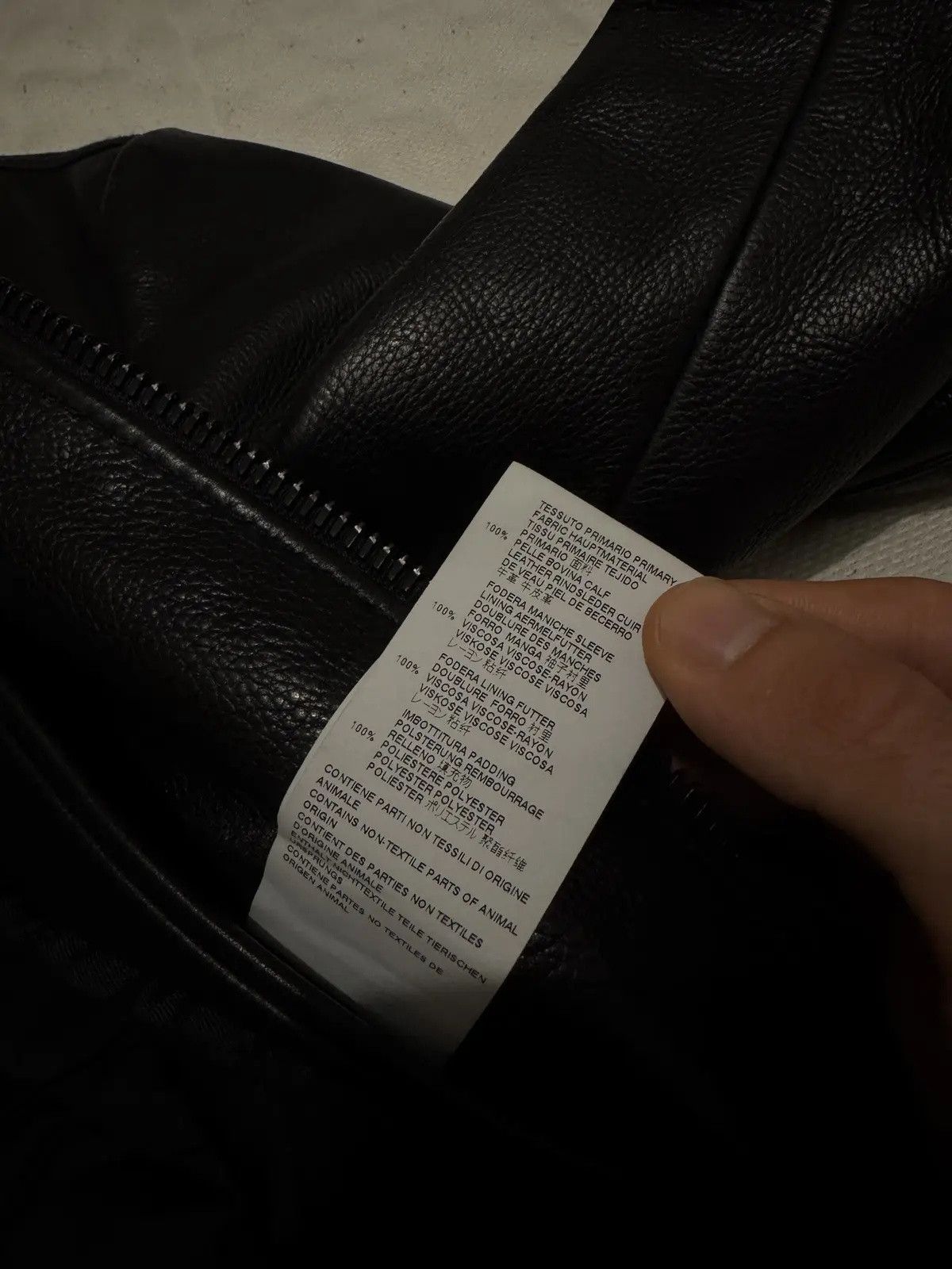 Maison Margiela Maison Margiela All Black Leather 5 zip Jacket Size US L / EU 52-54 / 3 - 6 Thumbnail