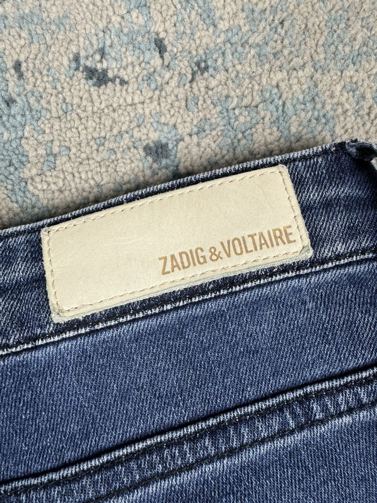 Zadig & Voltaire Vintage Y2K Zadig & Volaire flared denim slim fit hedi style Size US 27 - 15 Thumbnail