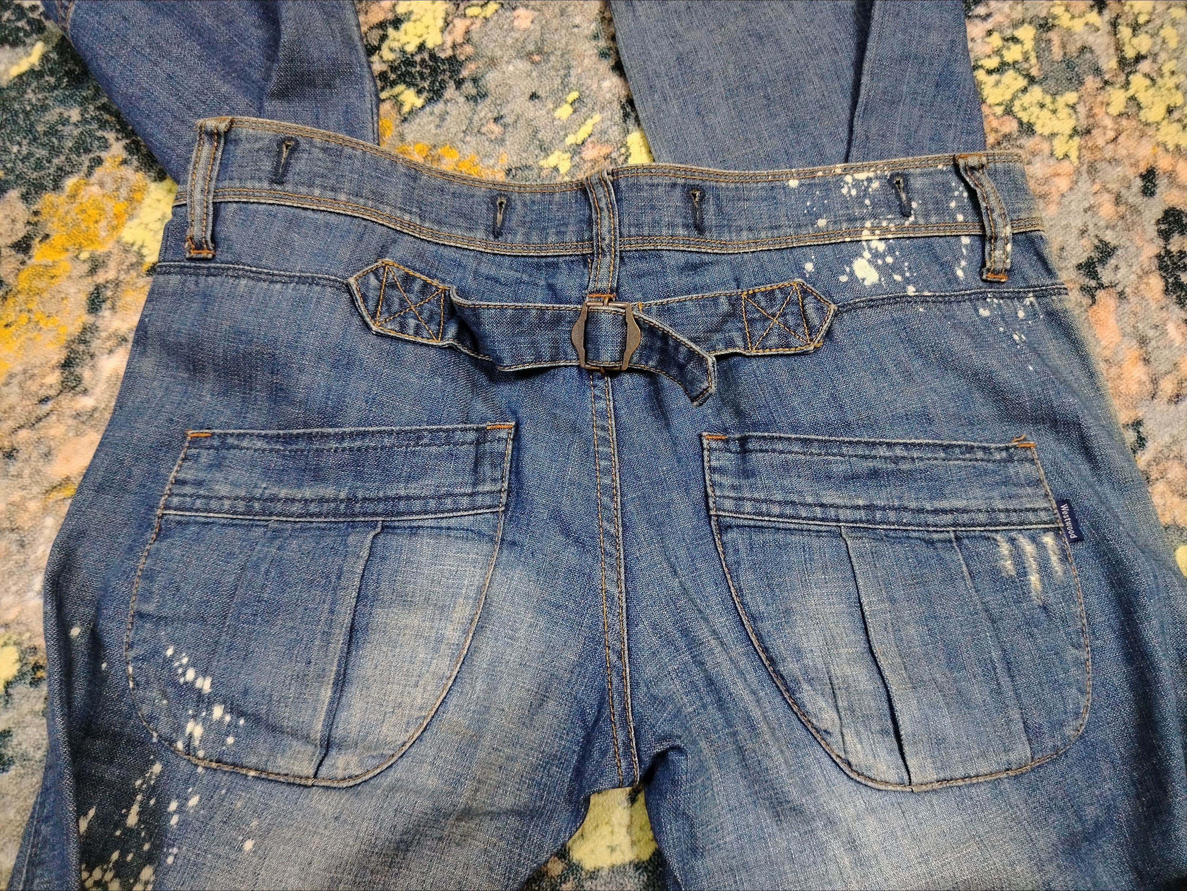 Designer Westwood Outfitters paint splatter ripped denim Size 32" / US 10 / IT 46 - 8 Thumbnail
