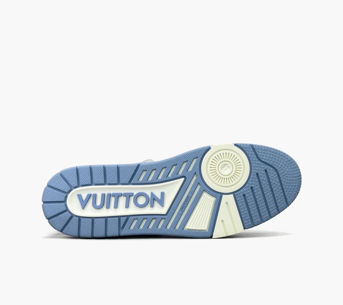 Louis Vuitton Louis Vuitton Trainer Leather Low-Top Sneakers Blue Men’s Size US 8.5 / EU 41-42 - 5 Thumbnail