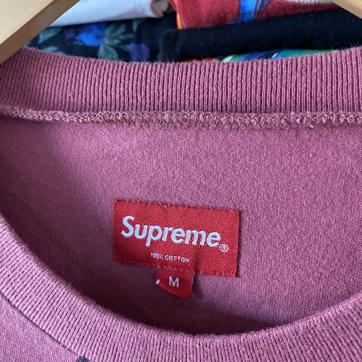 Supreme Supreme Dagger Longsleeve T-Shirt Pink Dark Pink 2017 Size US M / EU 48-50 / 2 - 3 Thumbnail
