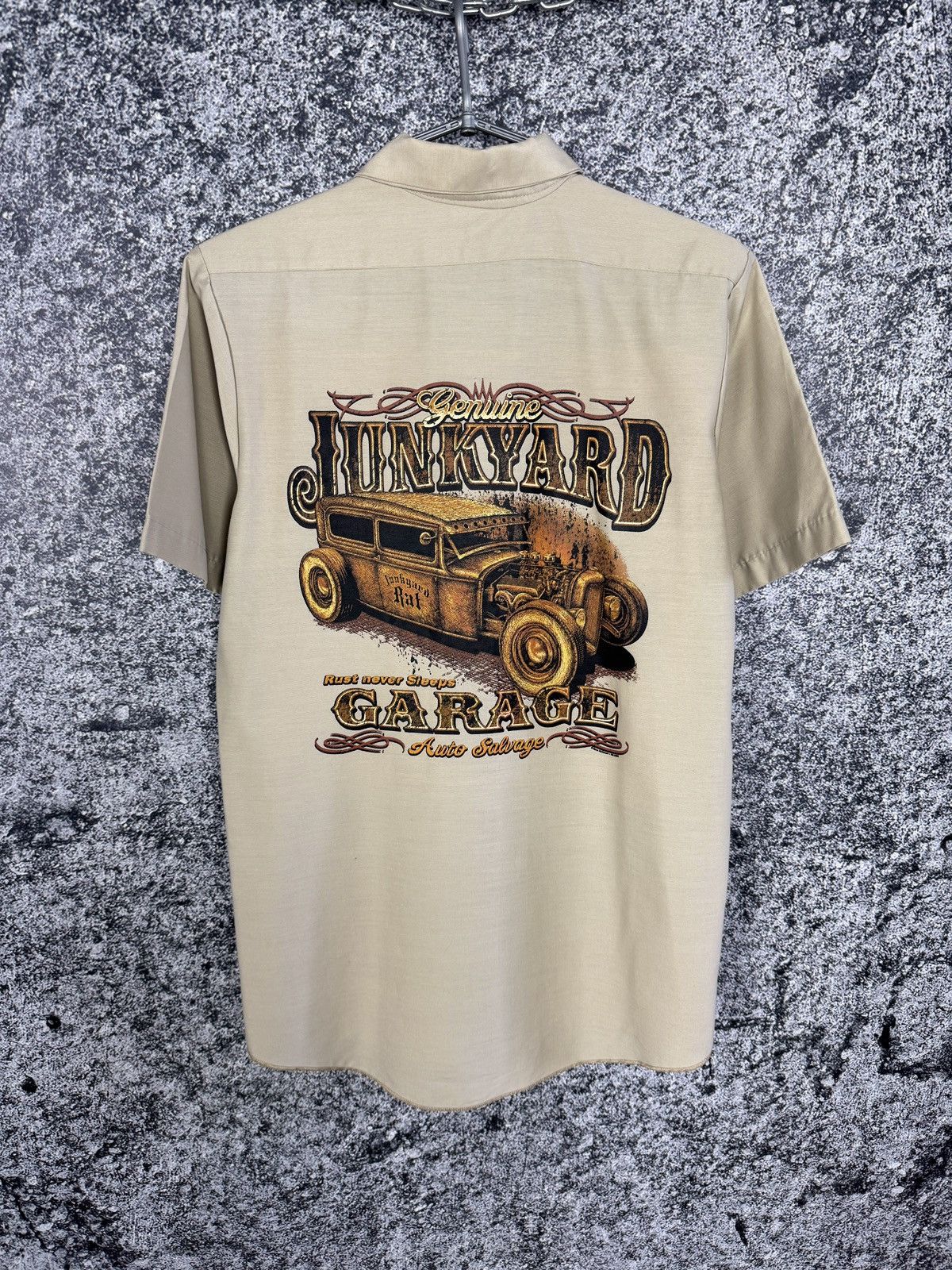Dickies Dickies Short Sleeve Work Shirt Junkyard Garage Vintage Sz S Size US S / EU 44-46 / 1 - 10 Thumbnail
