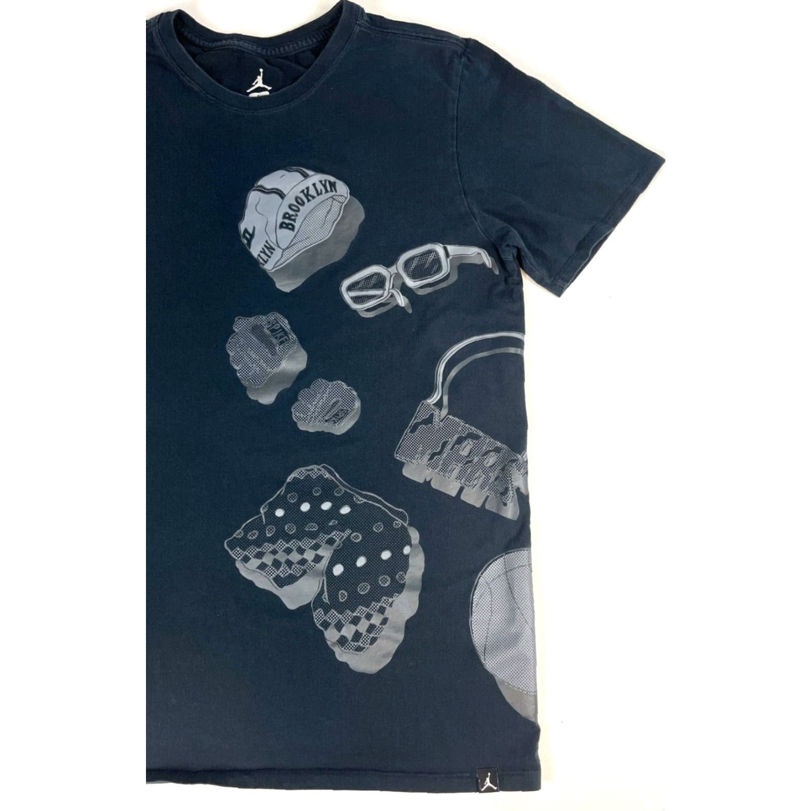 Jordan Brand Nike Jordan Son Of Mars Elevated T-Shirt Men’s Black 2017 Large Short Sleeve Crew Neck Graphic Print Sports Shoes Nike Jordan 833980-010 Mens Size US L / EU 52-54 / 3 - 3 Thumbnail