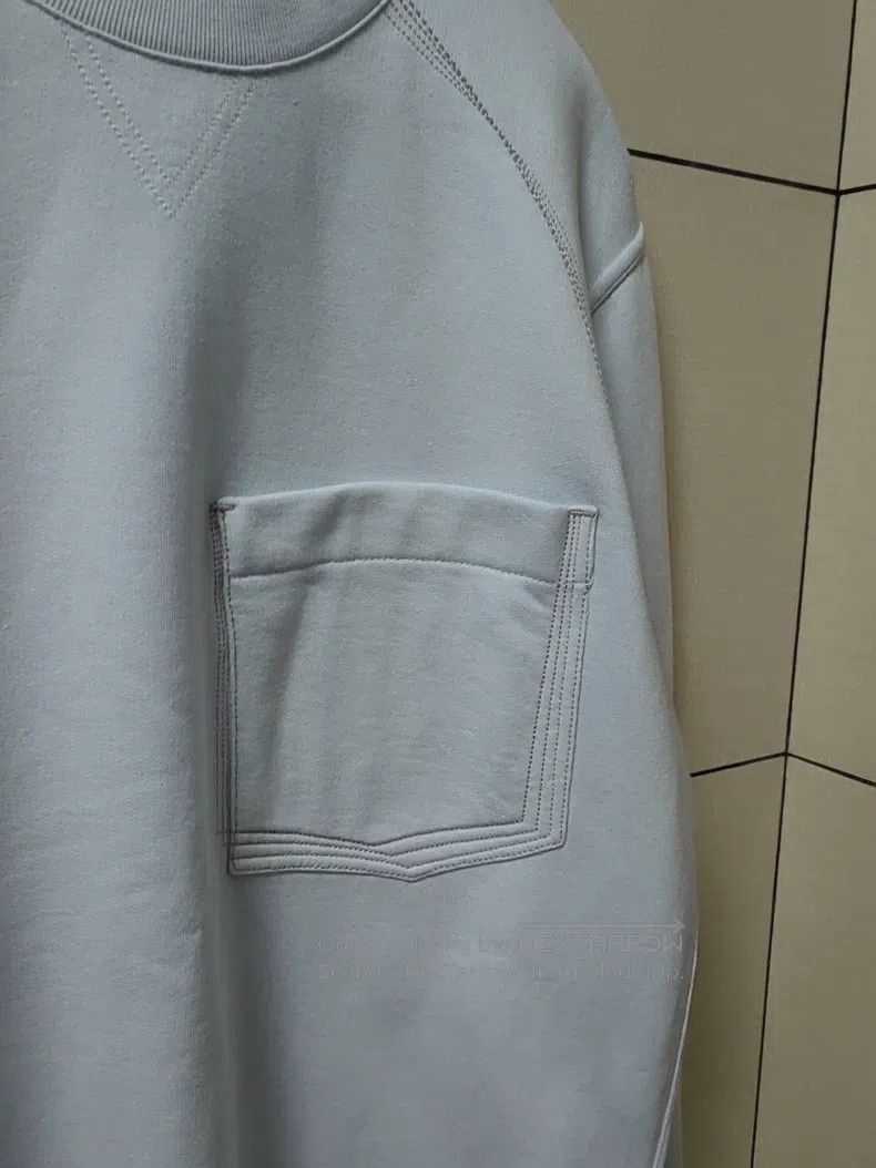 Hermes Hermes Round Neck Long-Sleeve Fleece Baby Blue Sweatshirt Size US S / EU 44-46 / 1 - 9 Thumbnail