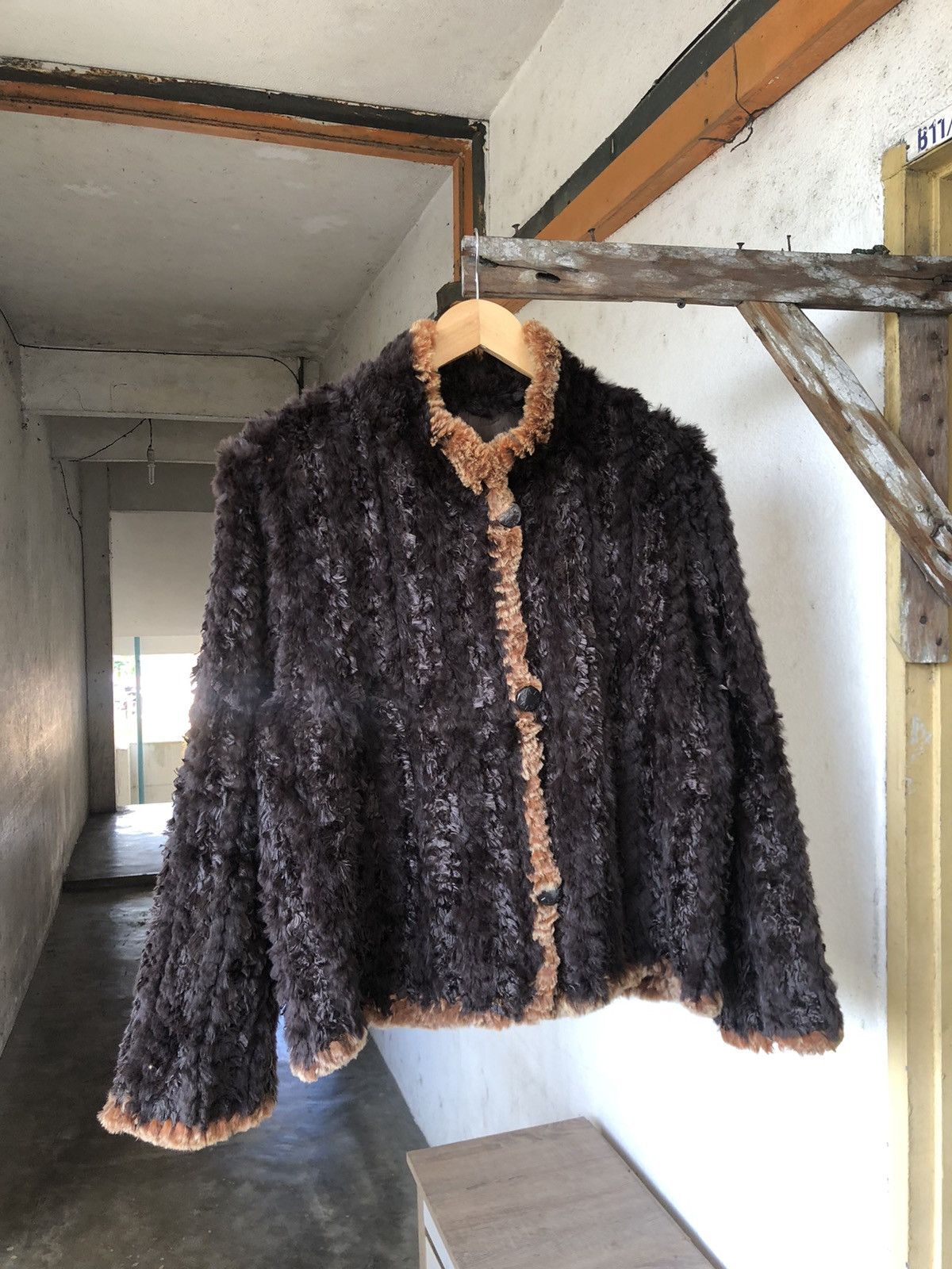 Balmain Nice🚨 Balmain Fur Spanish Rabbit Reversible Jacket Size M / US 6-8 / IT 42-44 - 5 Thumbnail