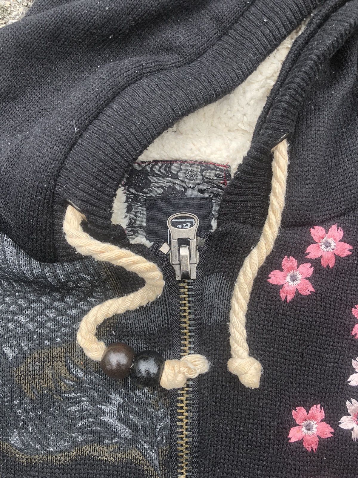 Japanese Brand RARE Vintage Overprint Embroidery Japanese Sukajan Hoodie Size US L / EU 52-54 / 3 - 12 Thumbnail