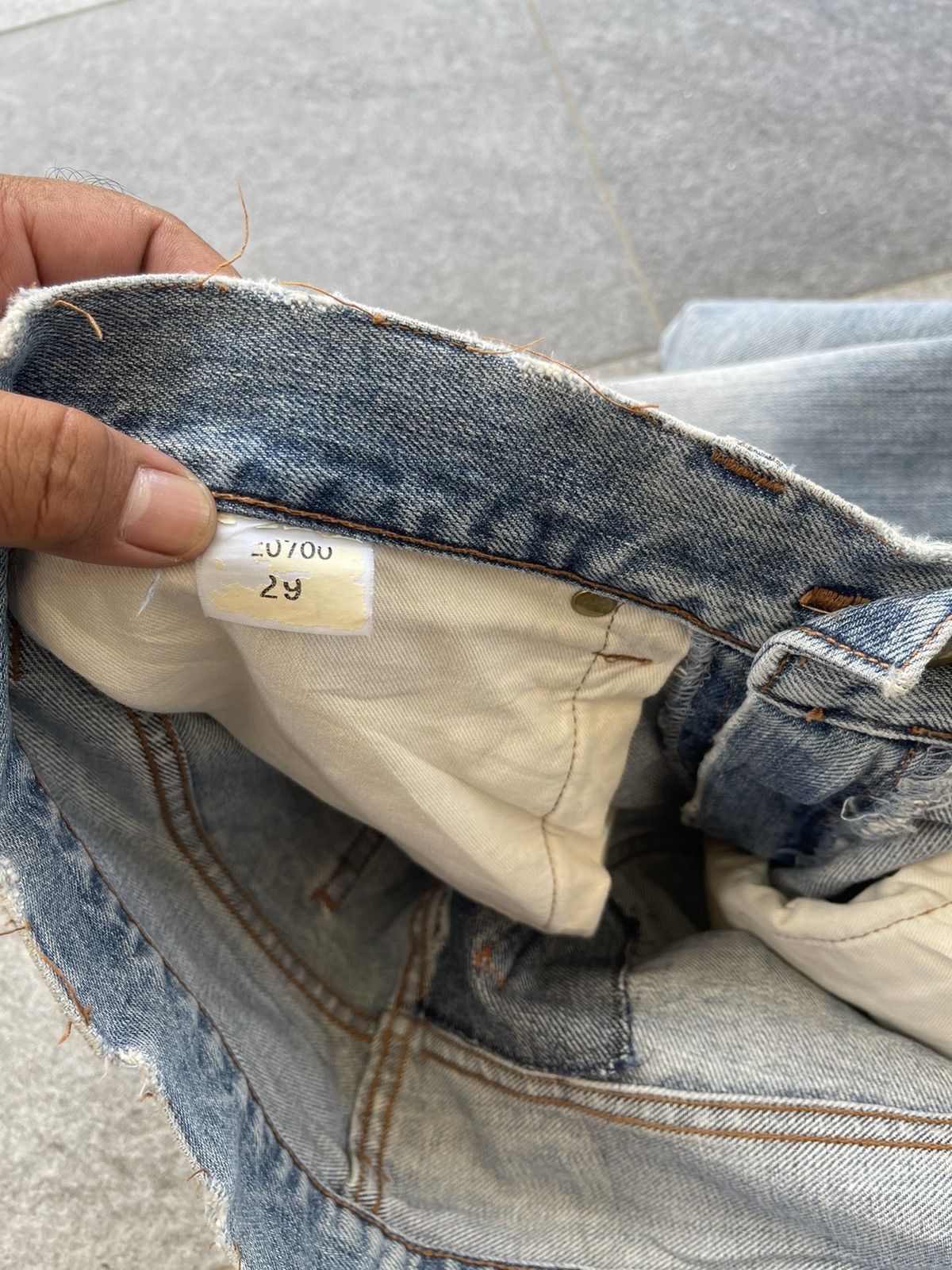 Japanese Brand Vintage Unbrand Distressed Denim Size US 32 / EU 48 - 8 Thumbnail