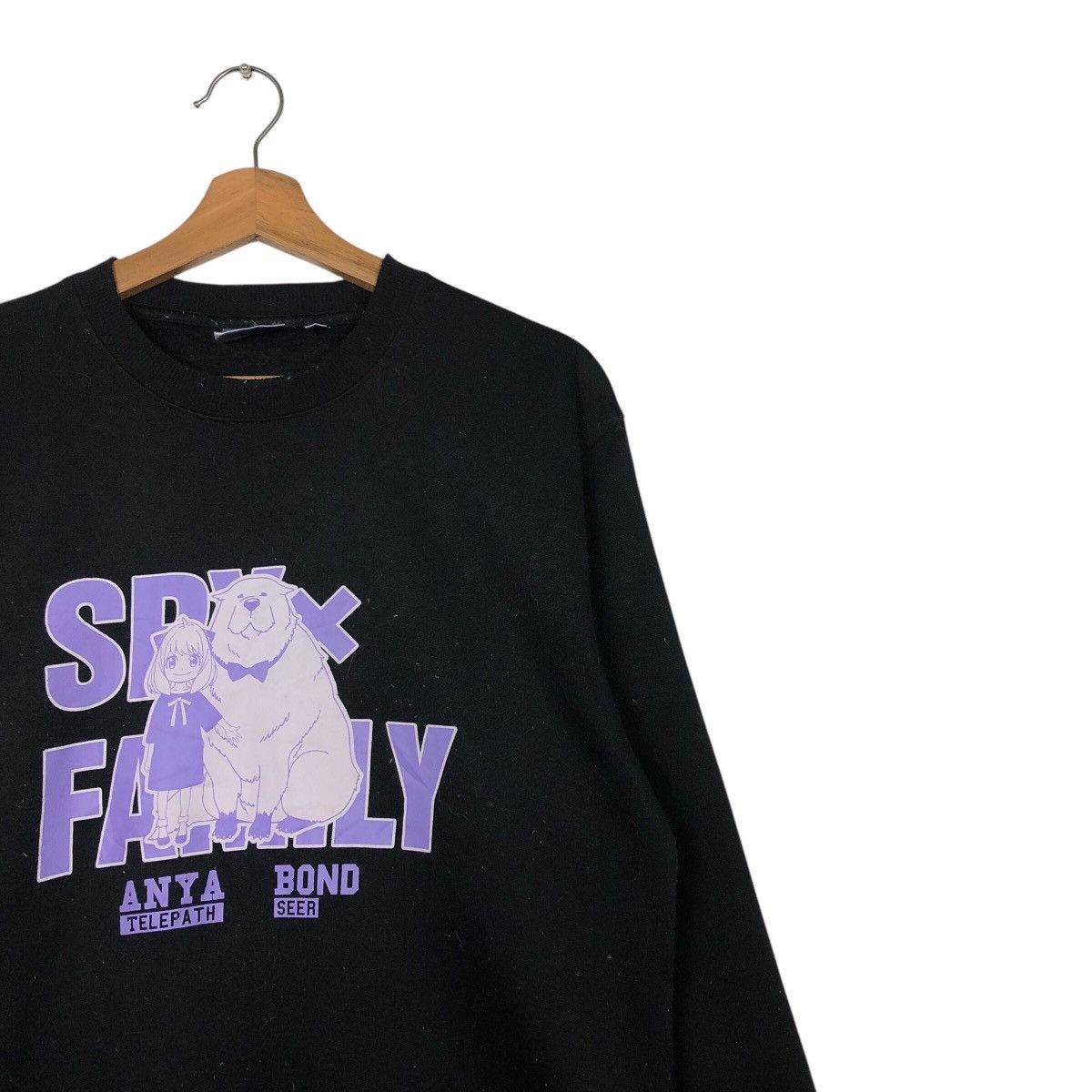 Cartoon Network × Japanese Brand 📌Vintage Sweatshirt Cartoon Spy Family Big Logo Size US L / EU 52-54 / 3 - 7 Thumbnail