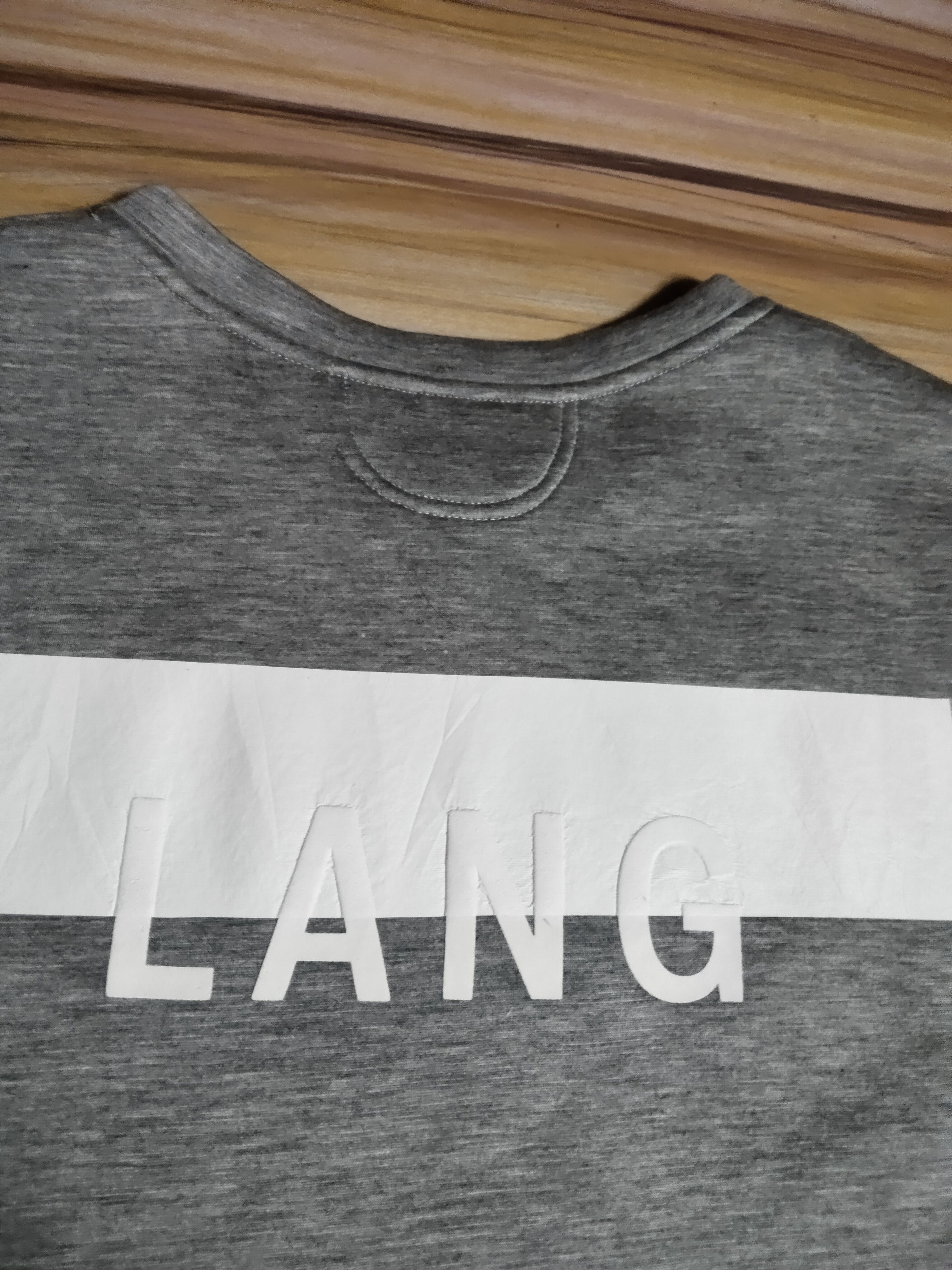 Helmut Lang HELMUT LANG Spellout Center Tee Size US M / EU 48-50 / 2 - 8 Thumbnail