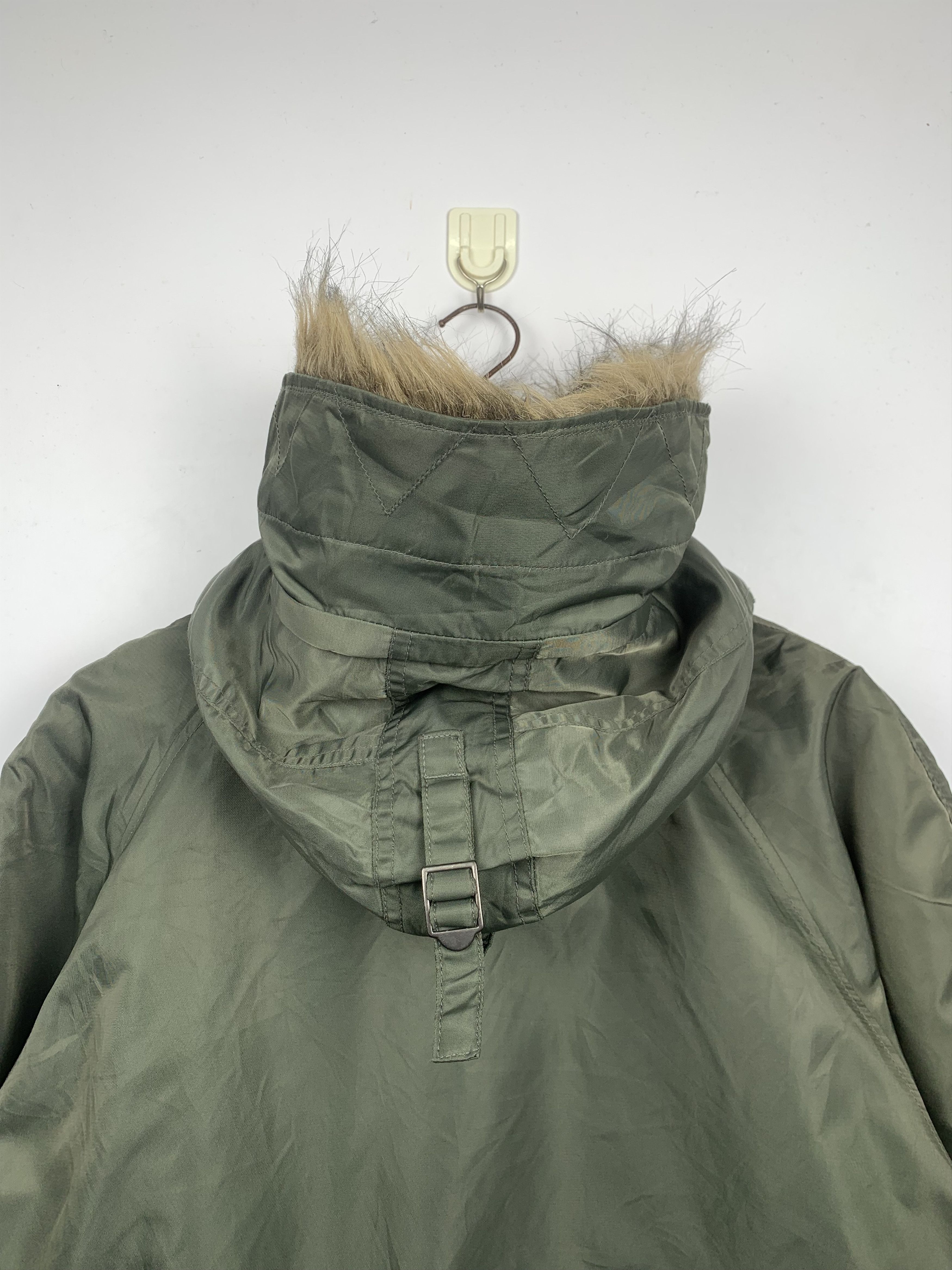 Avirex Vintage Avirex Sherpa Hoodie Bomber Parka Jacket J1204 Size US L / EU 52-54 / 3 - 4 Thumbnail