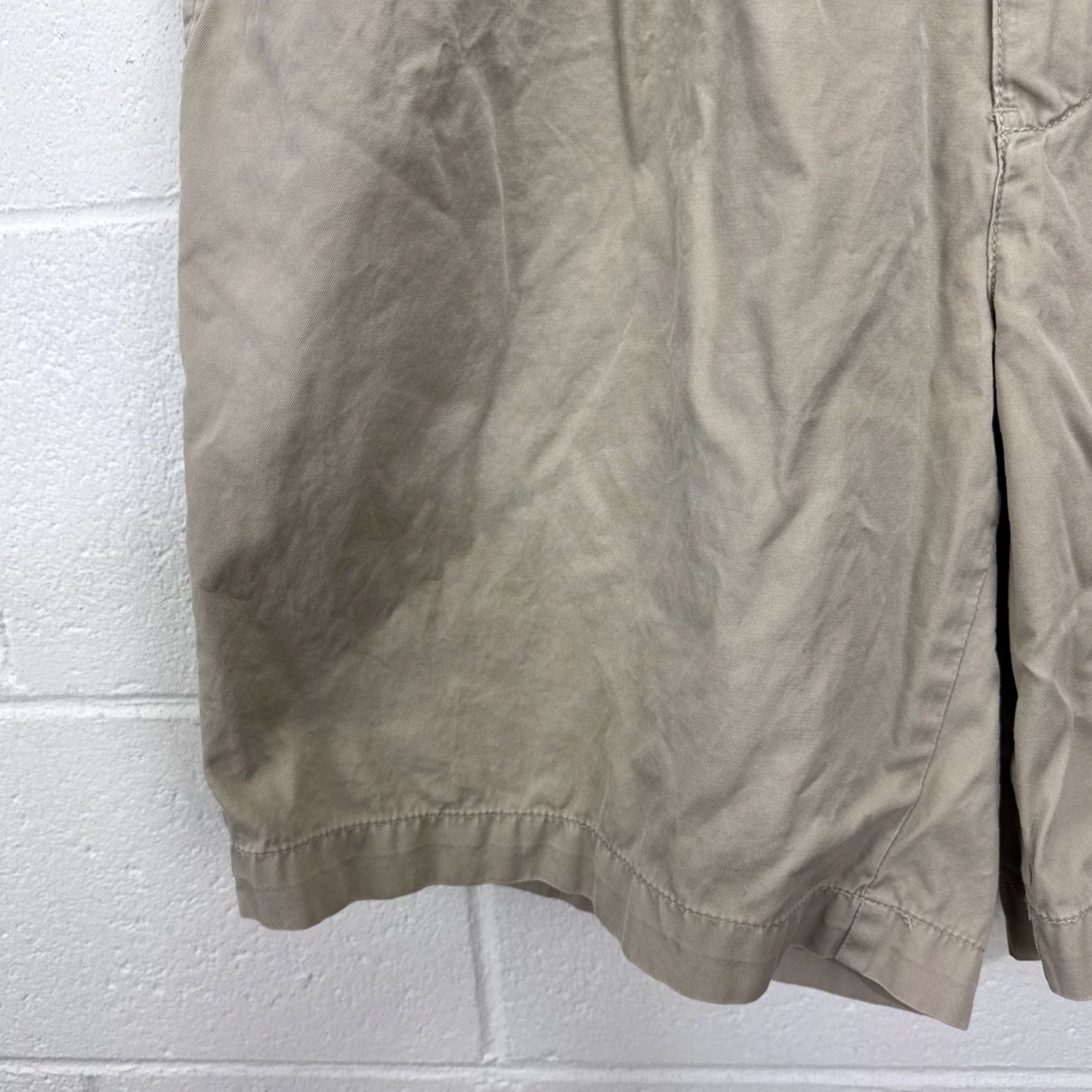 Polo Ralph Lauren VINTAGE Polo Ralph Lauren Shorts Men’s 38 Cotton Pleated Chino Khaki Logo 90s Casual Size US M / EU 48-50 / 2 - 3 Thumbnail