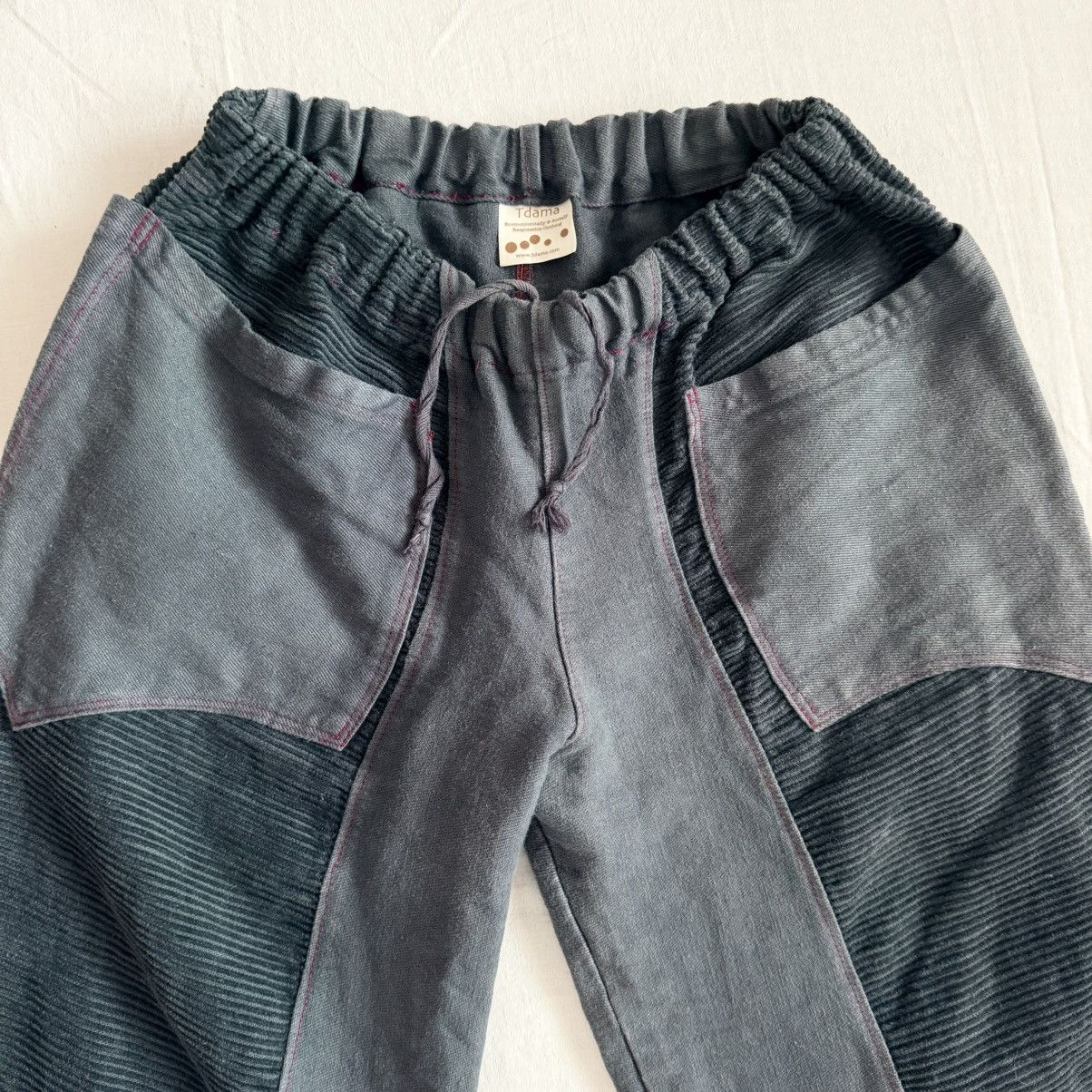 Other Patchwork Corduroy Denim Low Rise Flare Pants Avant Garde Size 25" / US 0 / IT 36 - 9 Thumbnail