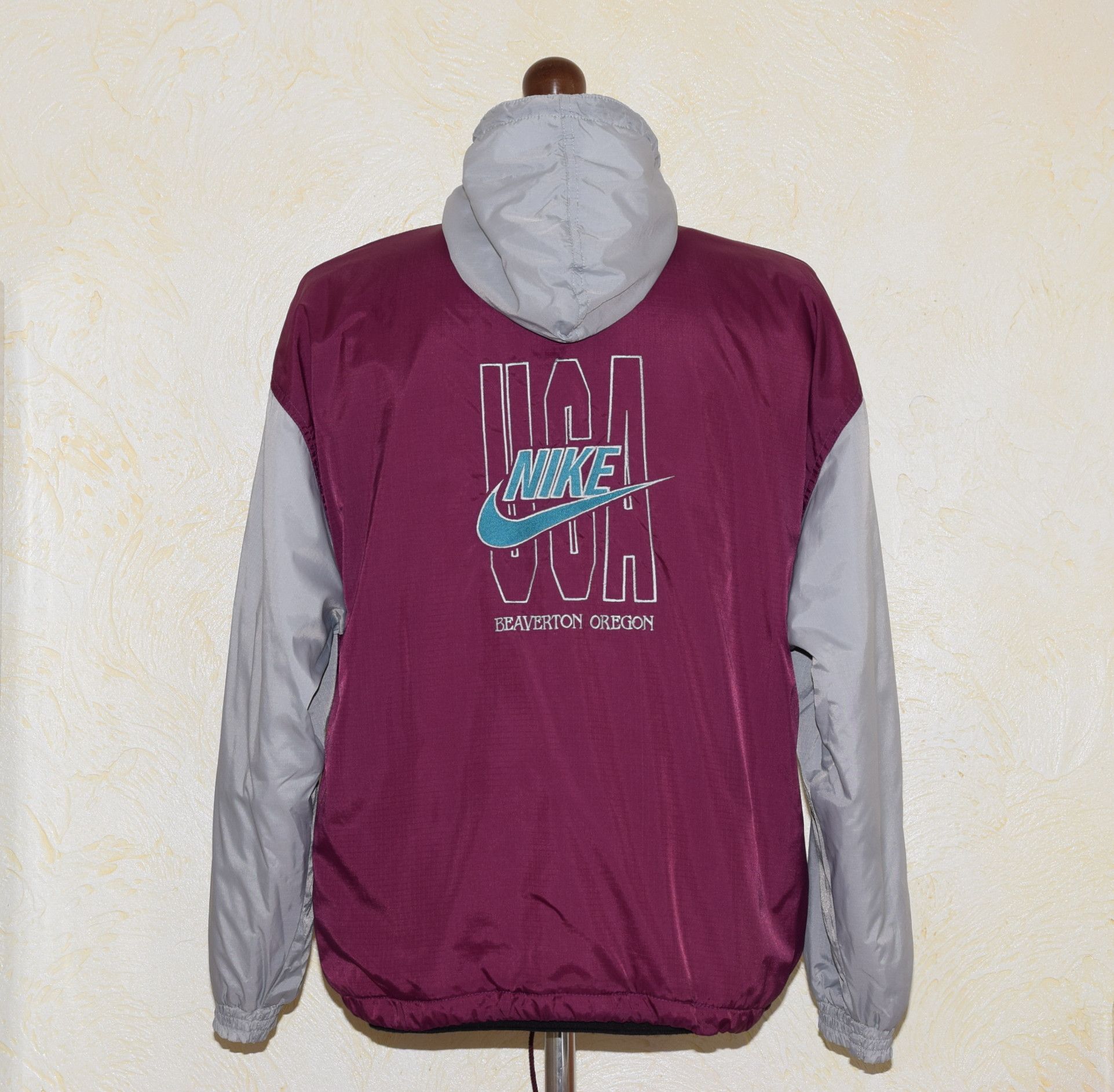 Nike RARE VINTAGE NIKE USA BEAVERTON OREGON OVERHEAD JACKET S Size US S / EU 44-46 / 1 - 7 Thumbnail