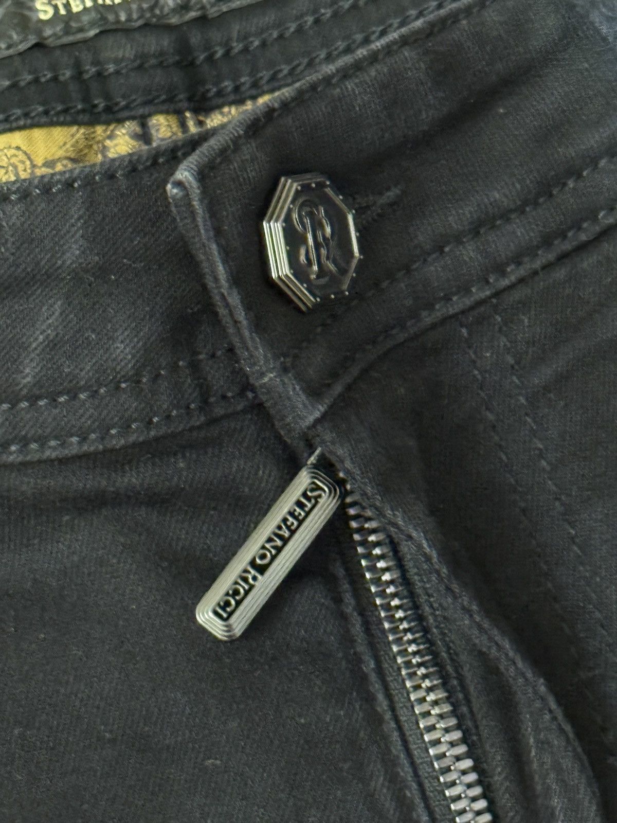 Stefano Ricci Stefan Ricci crocodile leather denim jeans Size US 33 - 5 Thumbnail