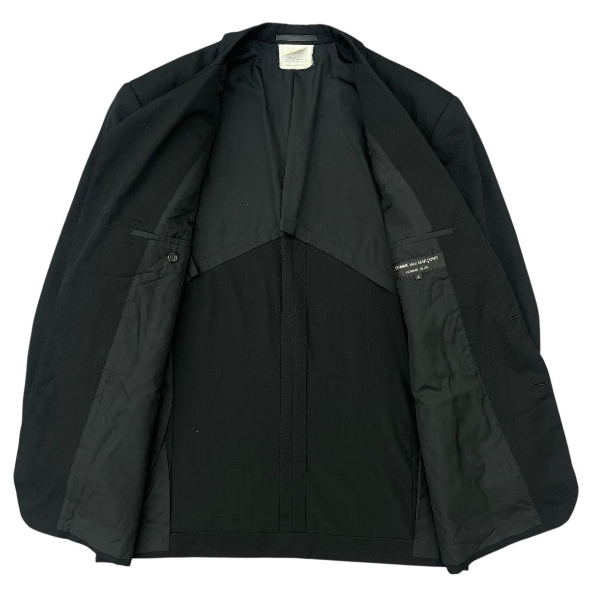 Comme des Garcons Homme Plus AD1996 Vintage Comme des Garcons Homme Plus Wool Blazer Size 48L - 4 Thumbnail
