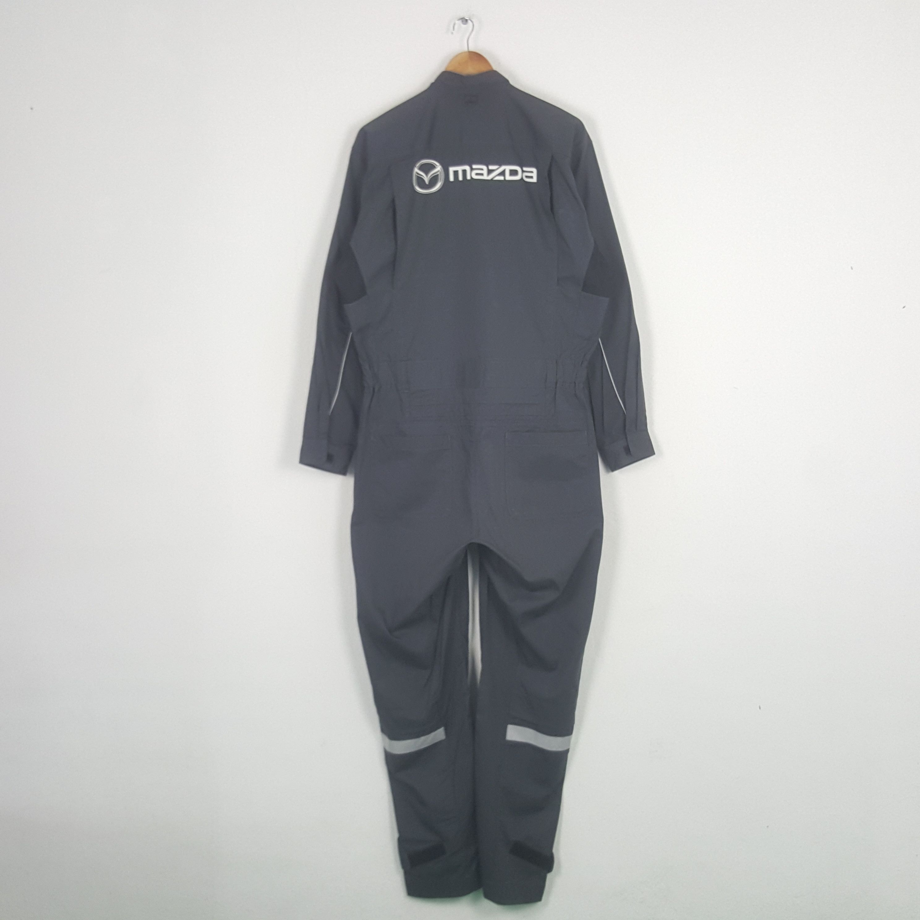 Vintage Vintage Mazda Racing Team Work Coverall Jacket C300N18 Size US M / EU 48-50 / 2 - 1 Thumbnail