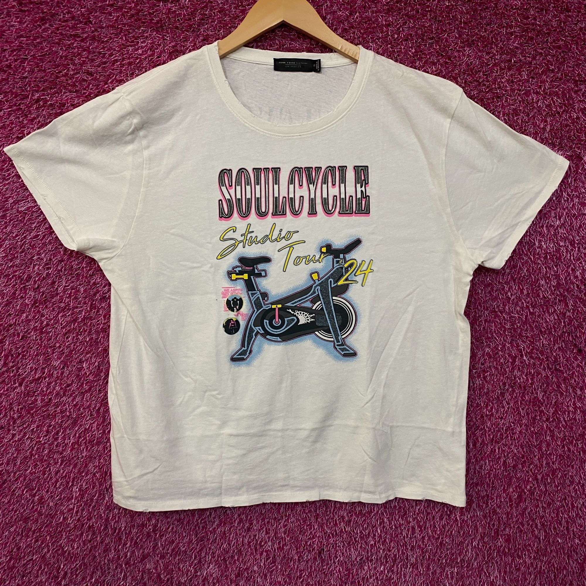 Junk Food SoulCycle Studio Tour 24 Retro Graphic T-Shirt XL Size US XL / EU 56 / 4 - 1 Thumbnail