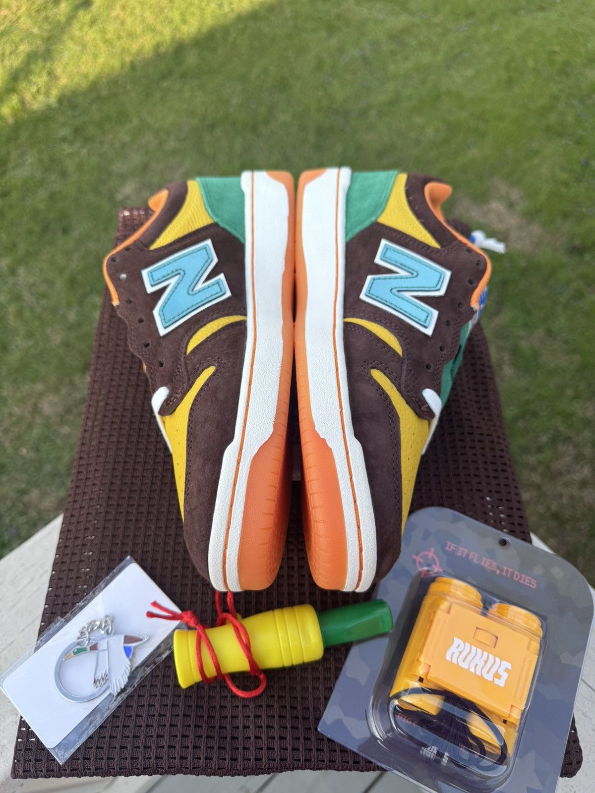 New Balance Rukus x New Balance “Mallard Duck” 480 in-store box Size US 9.5 / EU 42-43 - 3 Thumbnail