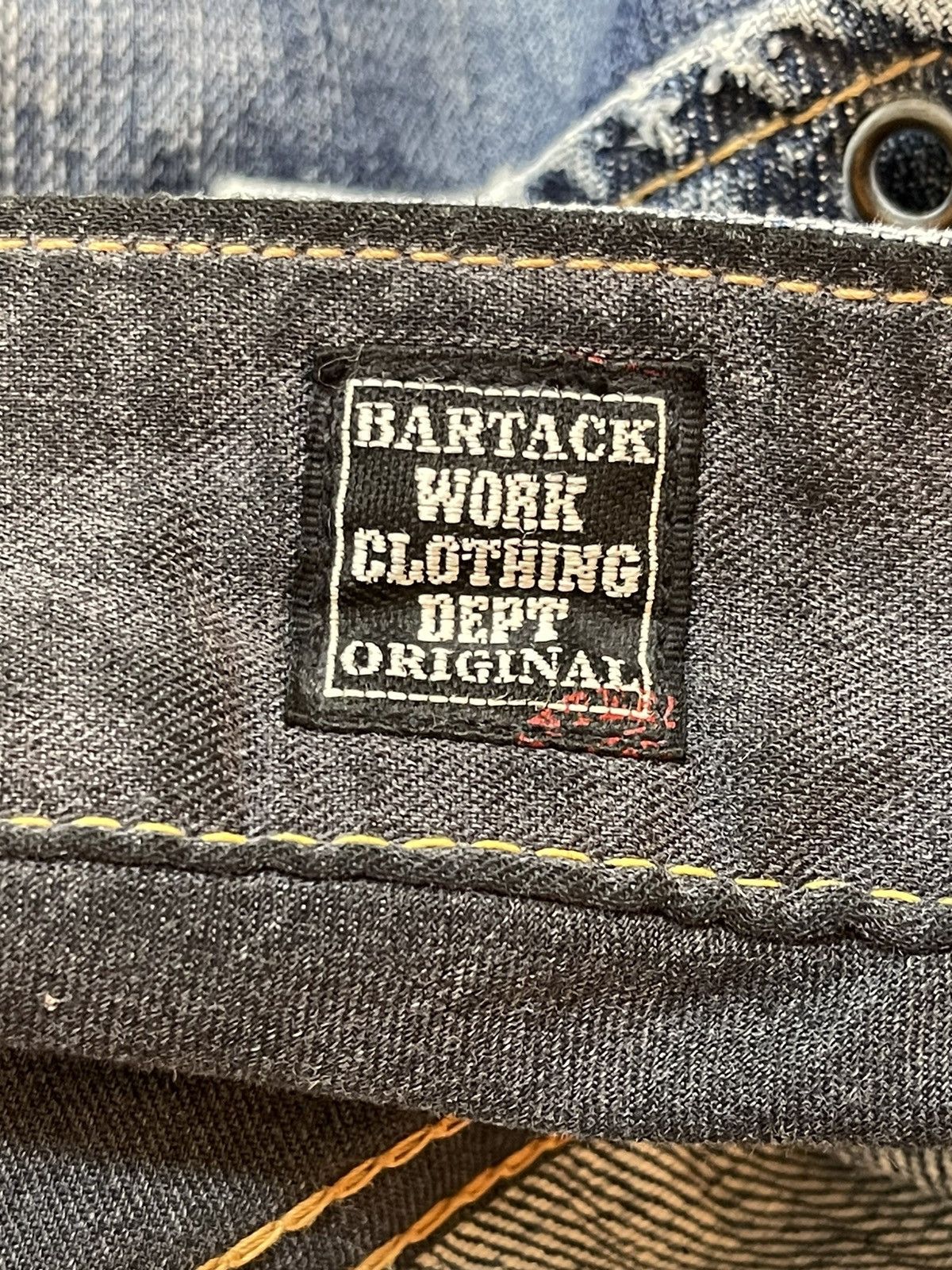 Hysteric Glamour Vintage Japanese Bartack Studded Zipper Avant Garde Jeans Size US 32 / EU 48 - 9 Thumbnail