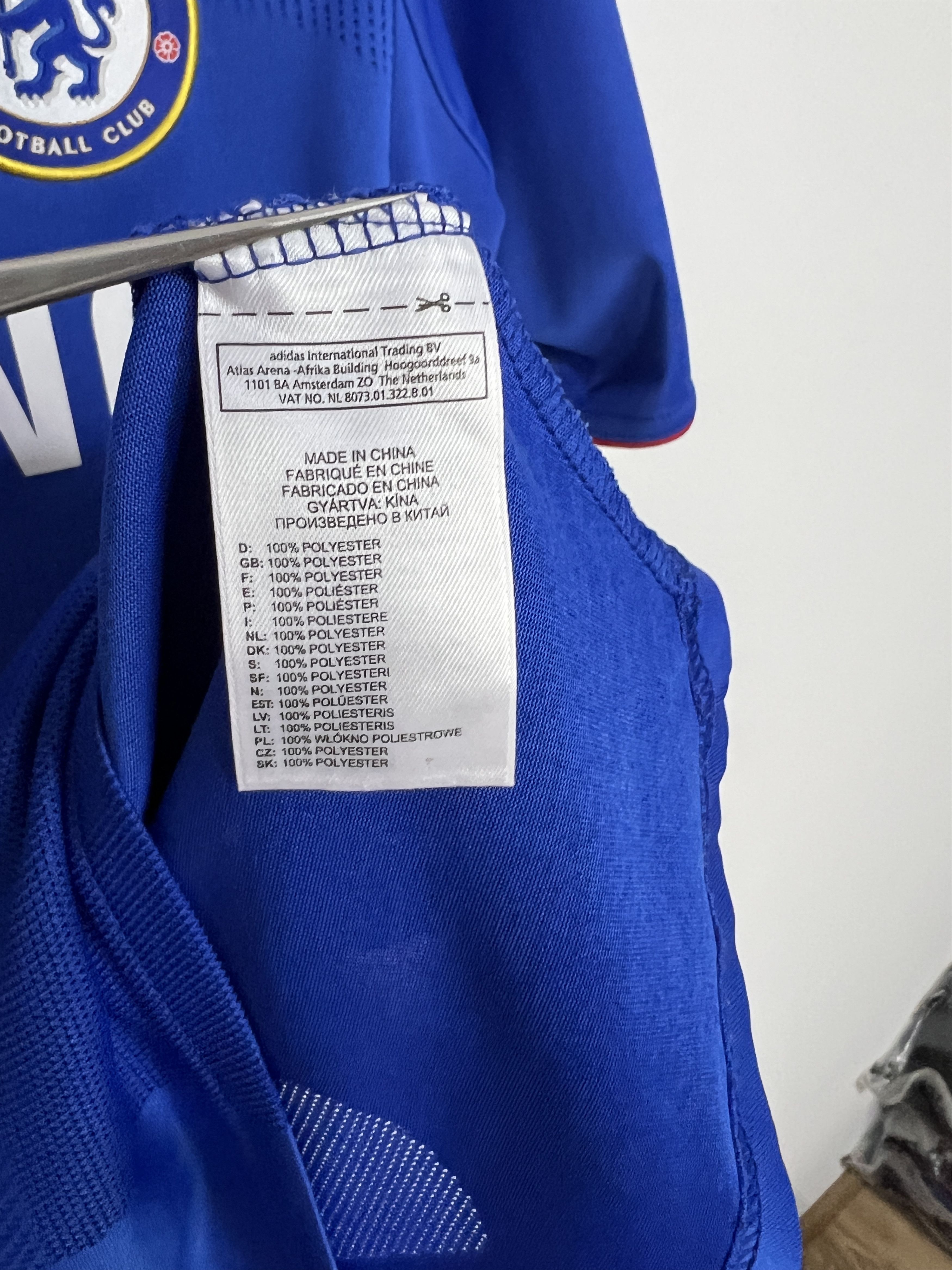 Adidas Chelsea Home football shirt 2010 Soccer Adidas Jersey Mens Size US S / EU 44-46 / 1 - 9 Thumbnail