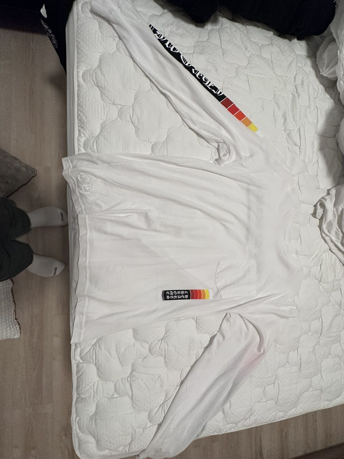 Chrome hearts gradient white long sleev