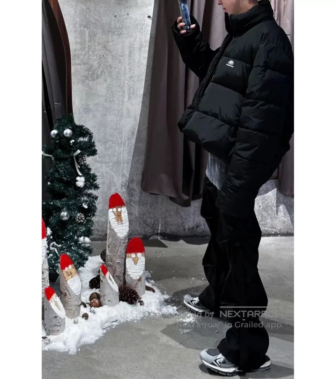 Balenciaga Balenciaga Oversized High Collar Printed Down Jacket. Size US XS / EU 42 / 0 - 8 Thumbnail