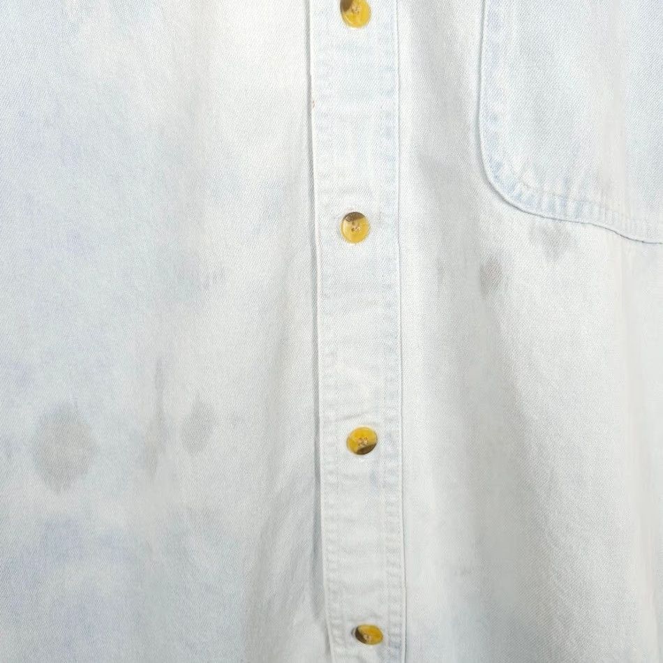 Vintage VINTAGE All Sport Denim Shirt Mens Large Blue 90s New Orleans Travel Shirt Mens Size Large Blue 90s NOLA Bourbon Street Denim Shirt Mens Size US L / EU 52-54 / 3 - 4 Thumbnail
