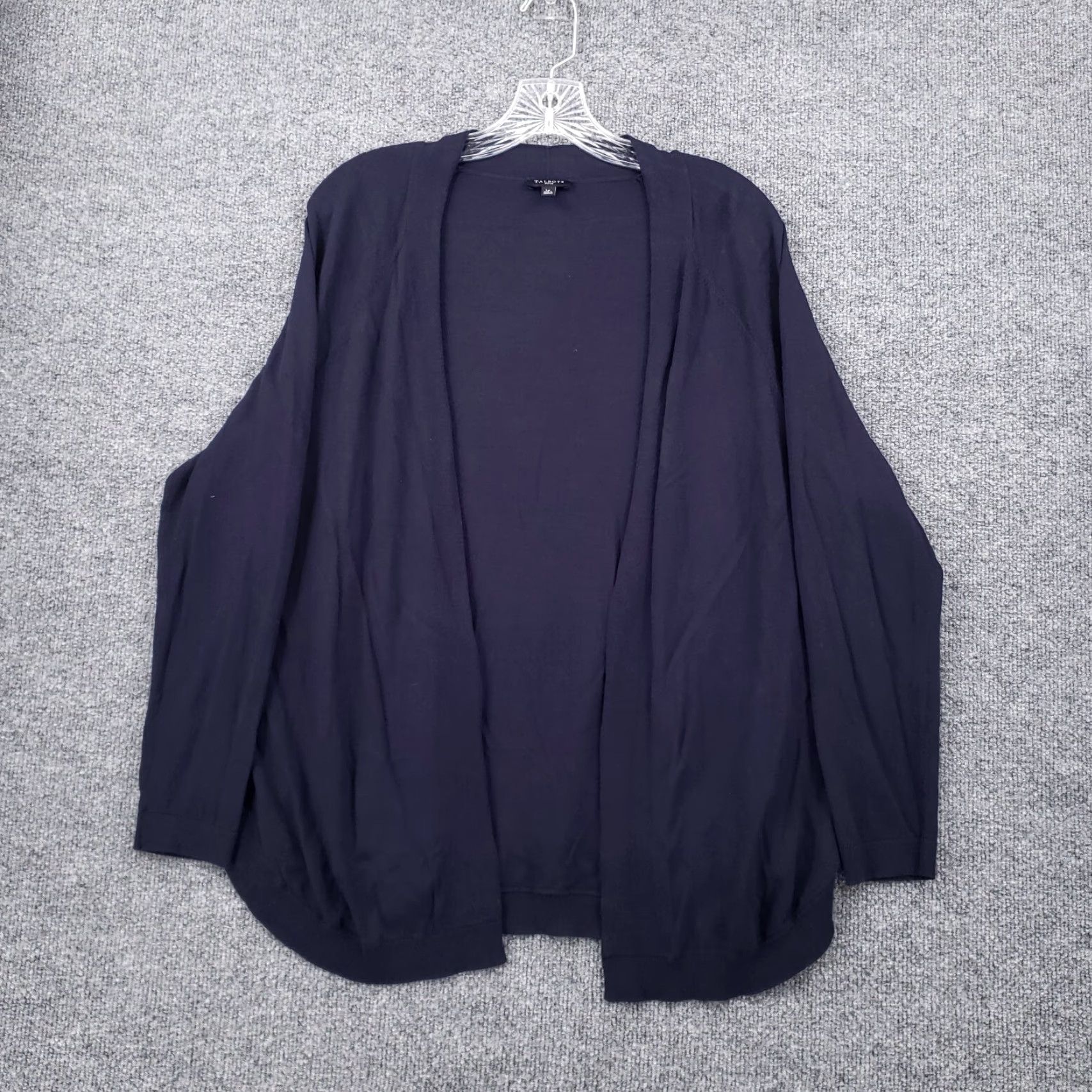 Talbots Talbots Cardigan Womens PL Large Petite Blue Open Front Long Sleeve Knit Sweater Cardigan Size L / US 10 / IT 46 - 2 Thumbnail