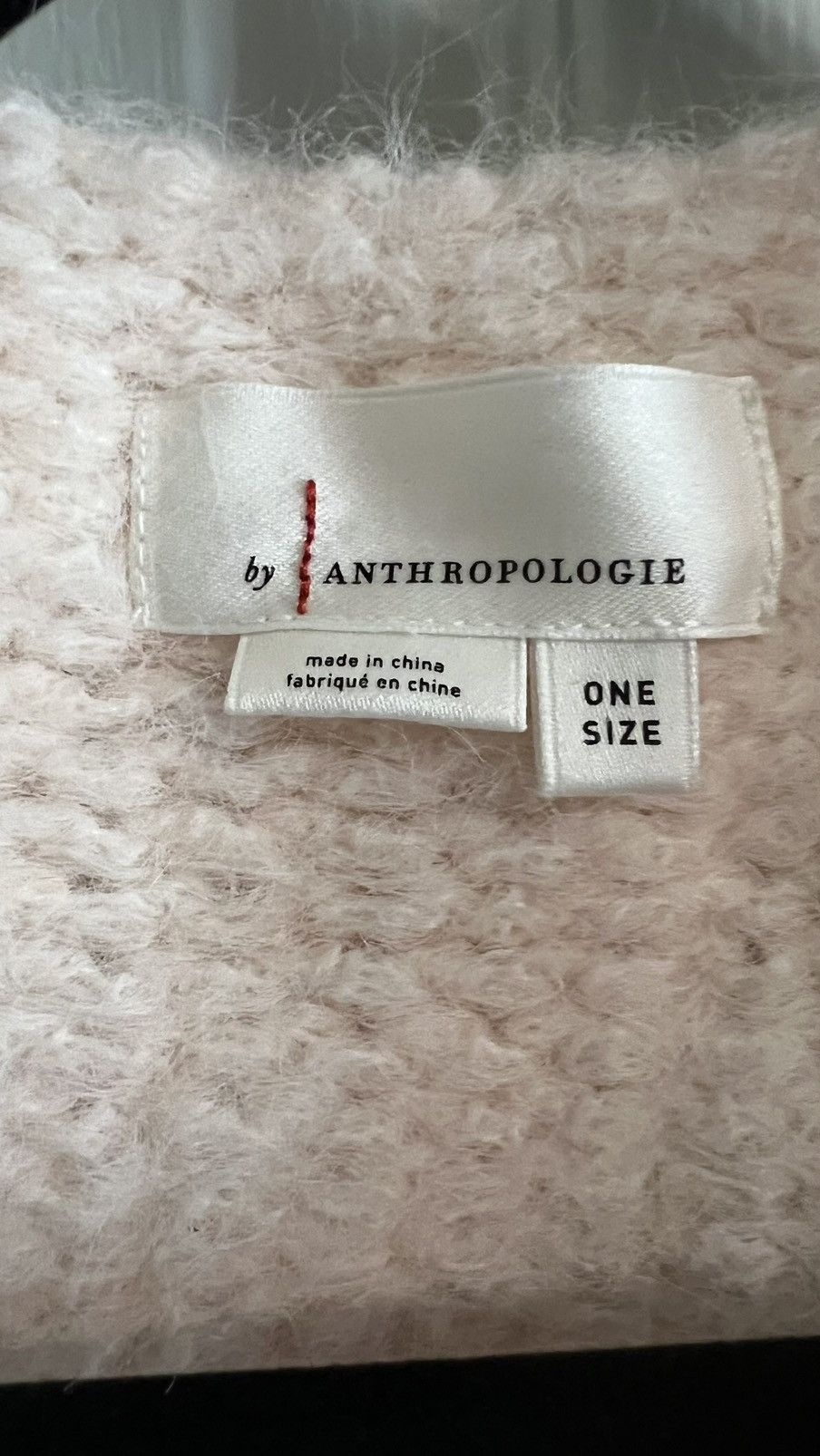 Anthropologie NWT Anthropologie cropped cardigan sweater, OS, pink/peach. Size ONE SIZE - 3 Thumbnail