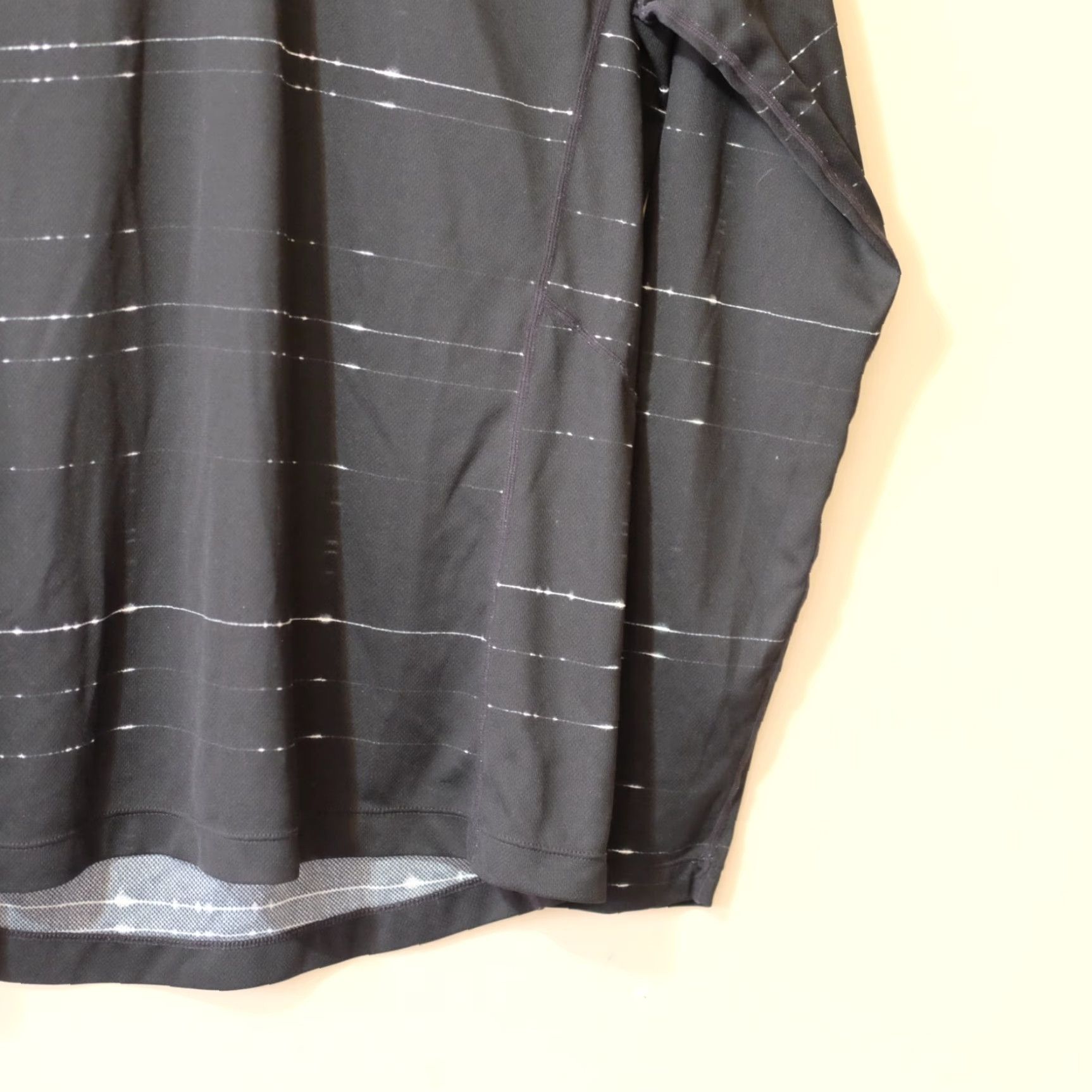 Nike Nike Long Sleeve Shirt Adult M Mens Black White Logo Stretch Crew Neck Size US M / EU 48-50 / 2 - 4 Thumbnail