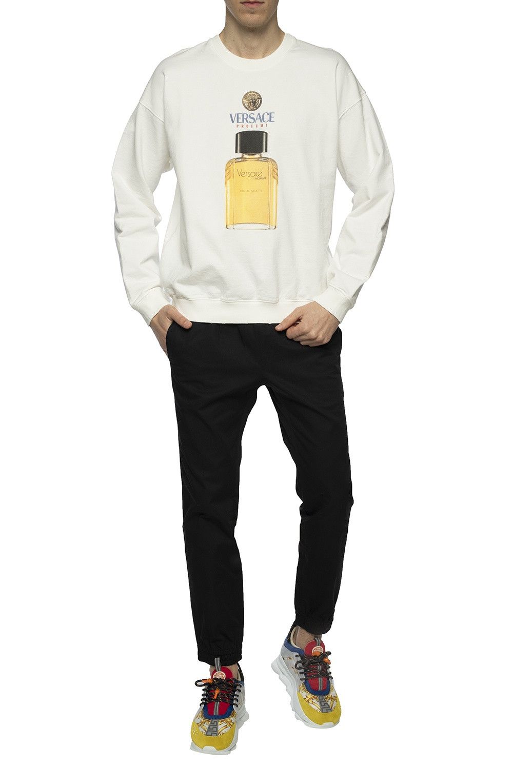 Versace AUTHENTIC new VERSACE runway PULLOVER sz L Size US L / EU 52-54 / 3 - 2 Thumbnail