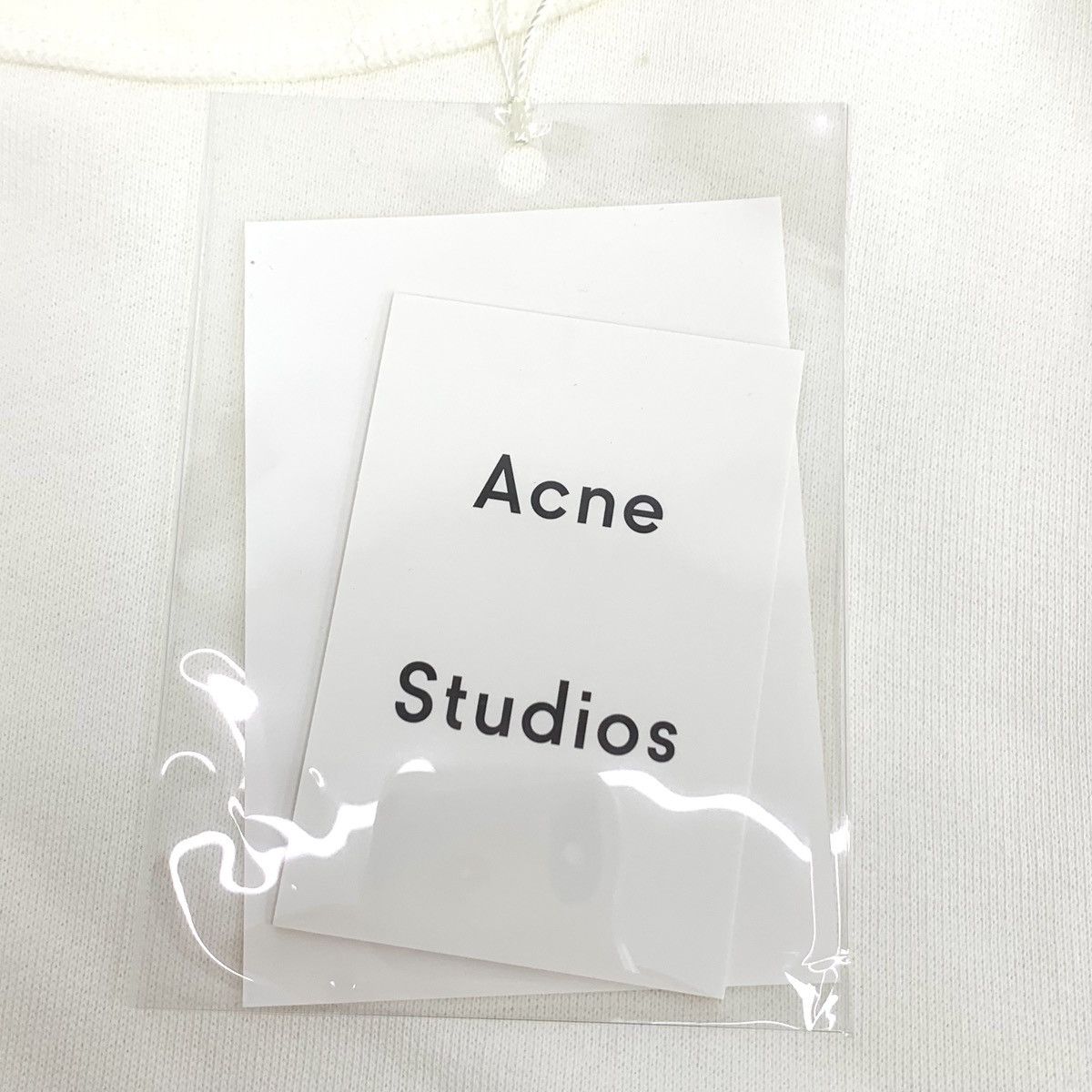 Acne Studios Acne Studios Off-white Long Sleeve Sweatshir K26WX Size S / US 4 / IT 40 - 6 Thumbnail
