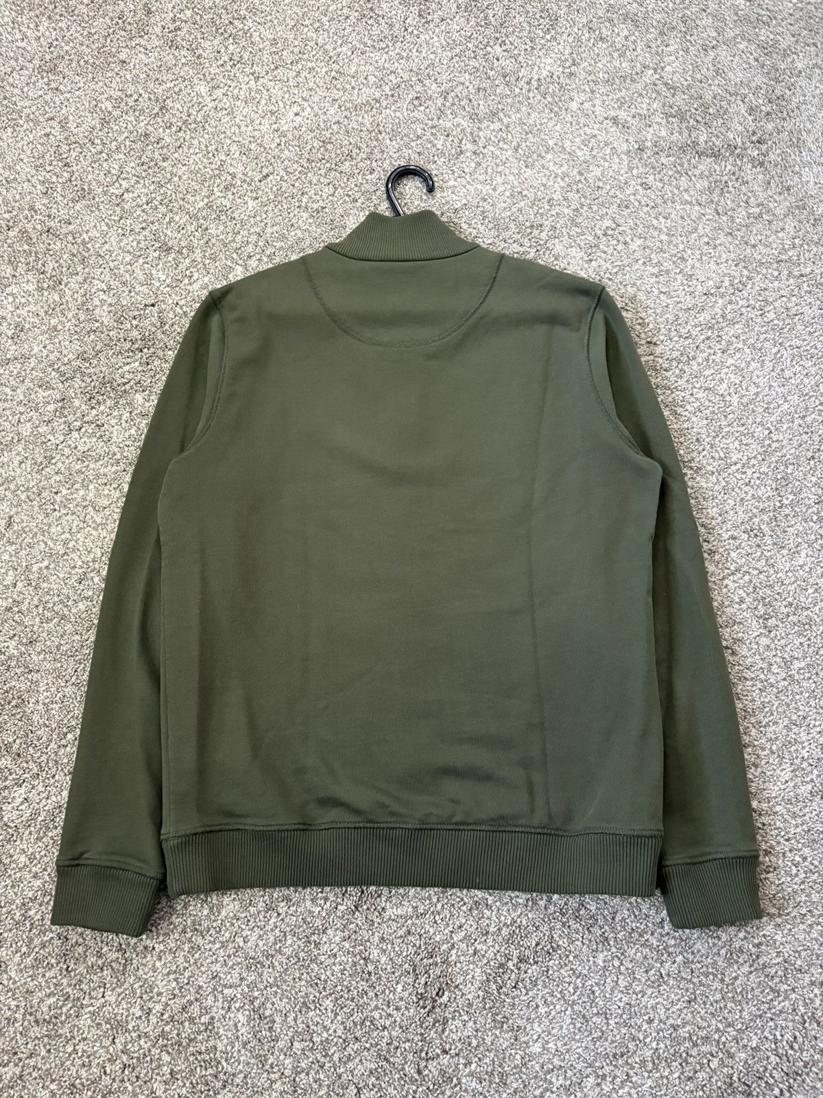 Hugo Boss Hugo Boss Mens Green Mock Neck 1/4 Zip Long Sleeve Sweater L Size US L / EU 52-54 / 3 - 7 Thumbnail