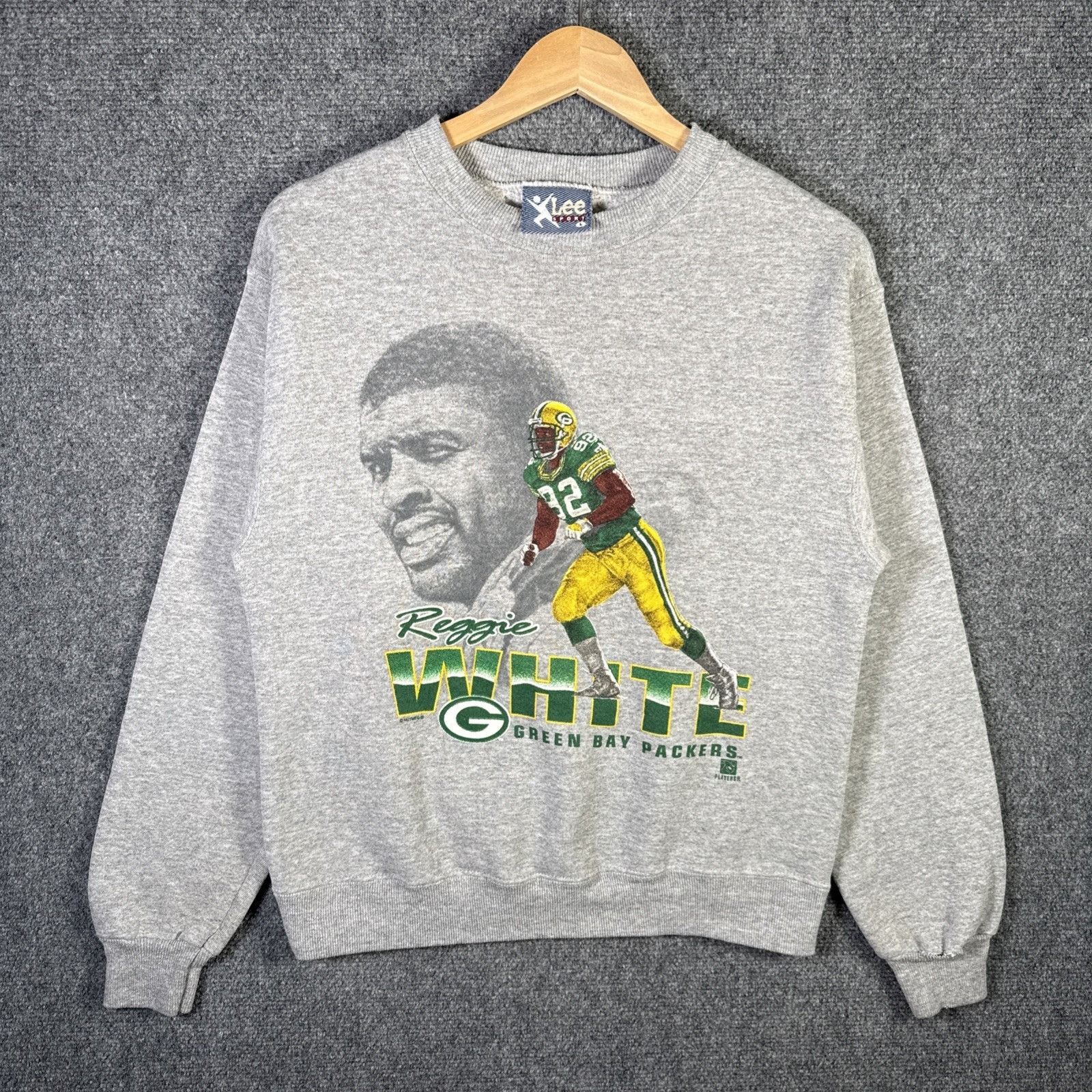 Lee Vintage Green Bay Packers Sweatshirt Gray 90s Caricature Size US M / EU 48-50 / 2 - 1 Thumbnail