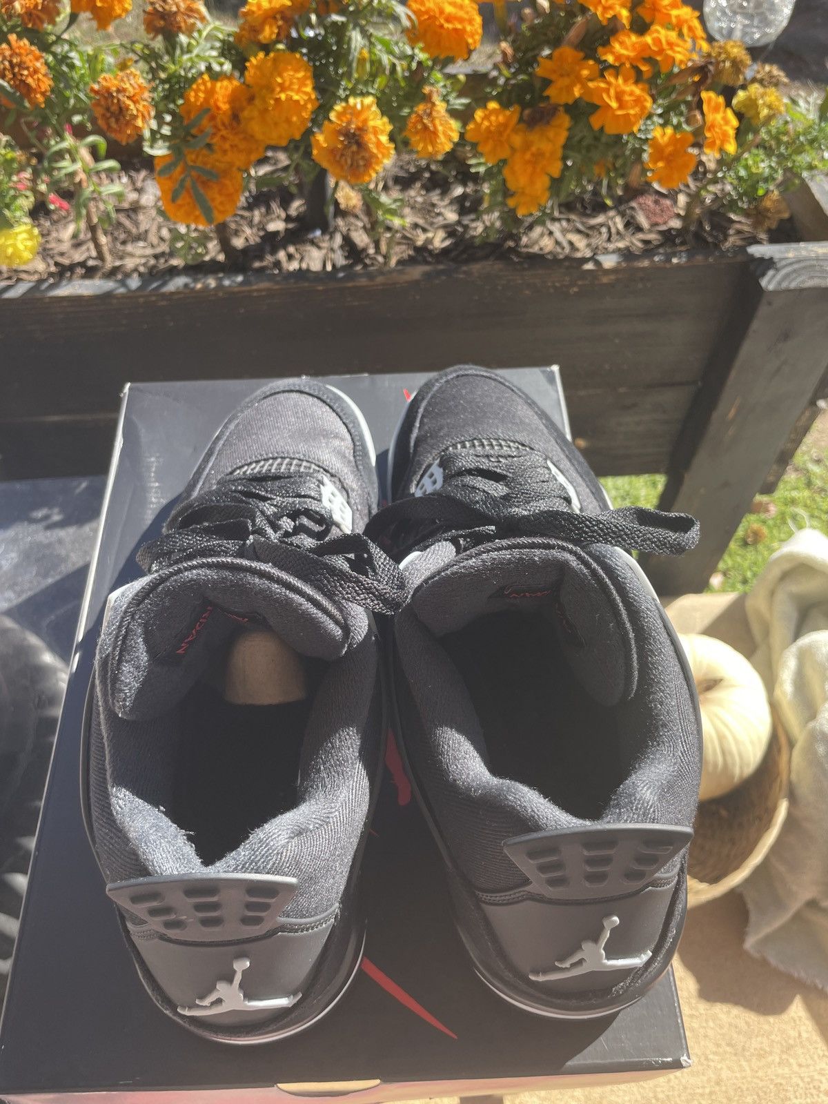 Jordan Brand Air Jordan 4 Retro SE Blk Canvas Size US 10.5 / EU 43-44 - 8 Thumbnail