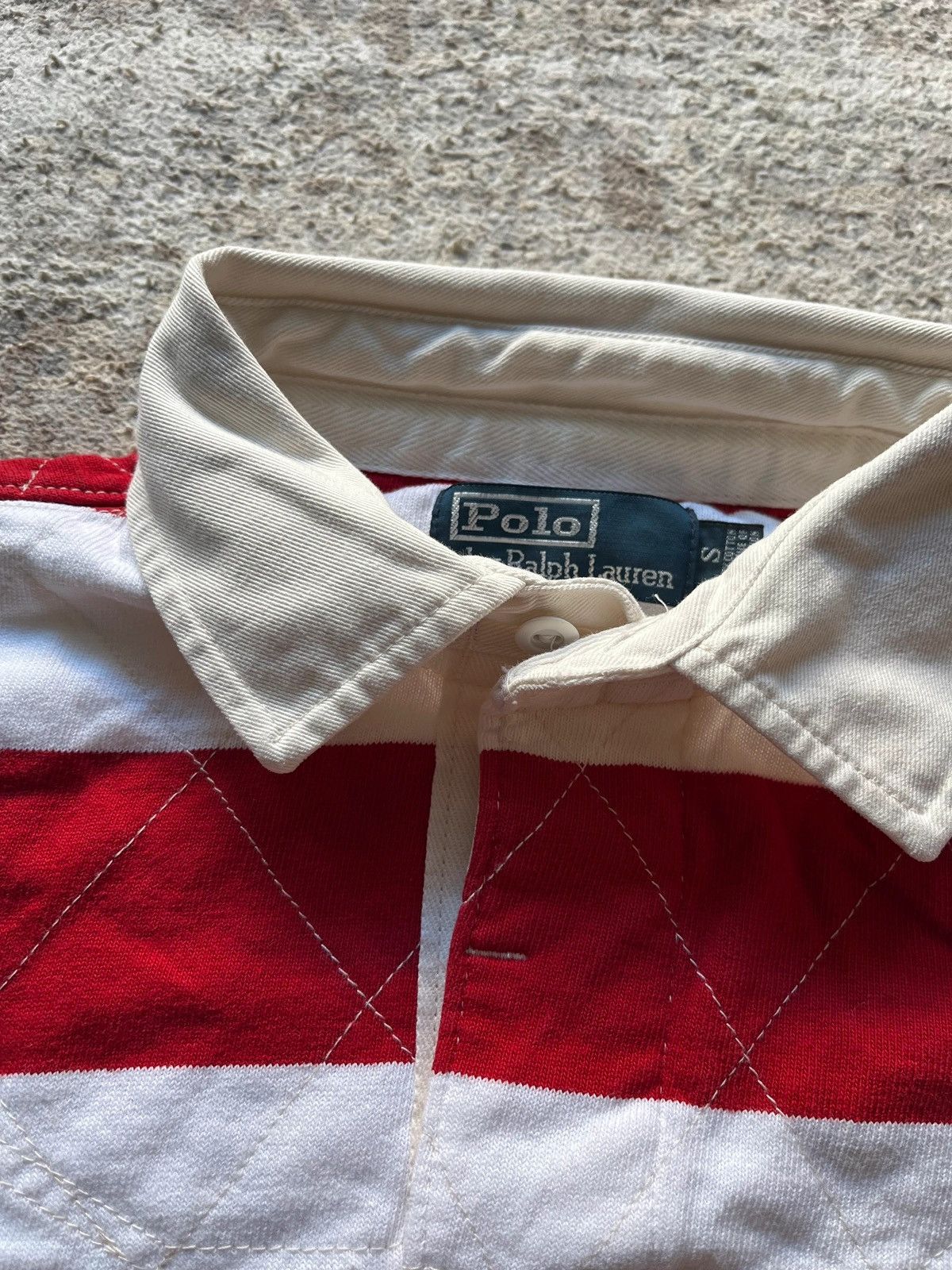 Polo Ralph Lauren Polo Ralph Lauren Sz S Vintage 2000s Rugby Shirt Small Pony Size US S / EU 44-46 / 1 - 4 Thumbnail