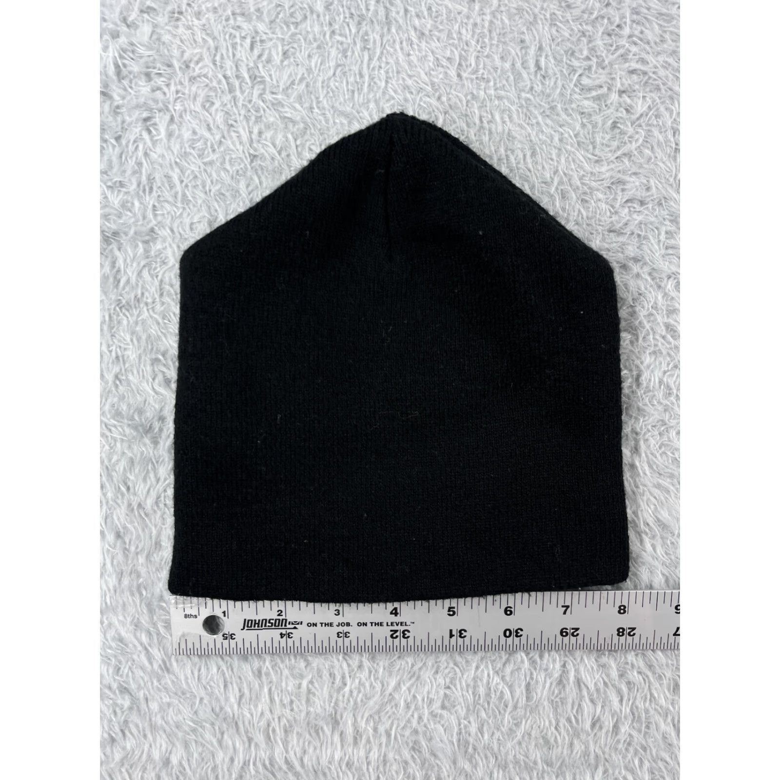 Vintage Wrestling Beanie Toque Hat Adult One Size Black Acrylic Knit Outdoors Size ONE SIZE - 4 Thumbnail