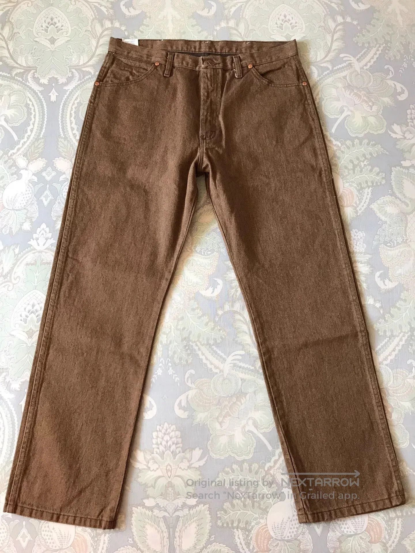 Wrangler Wrangler 13MWZ Brown Jeans W36L30. Size US 36 / EU 52 - 2 Thumbnail