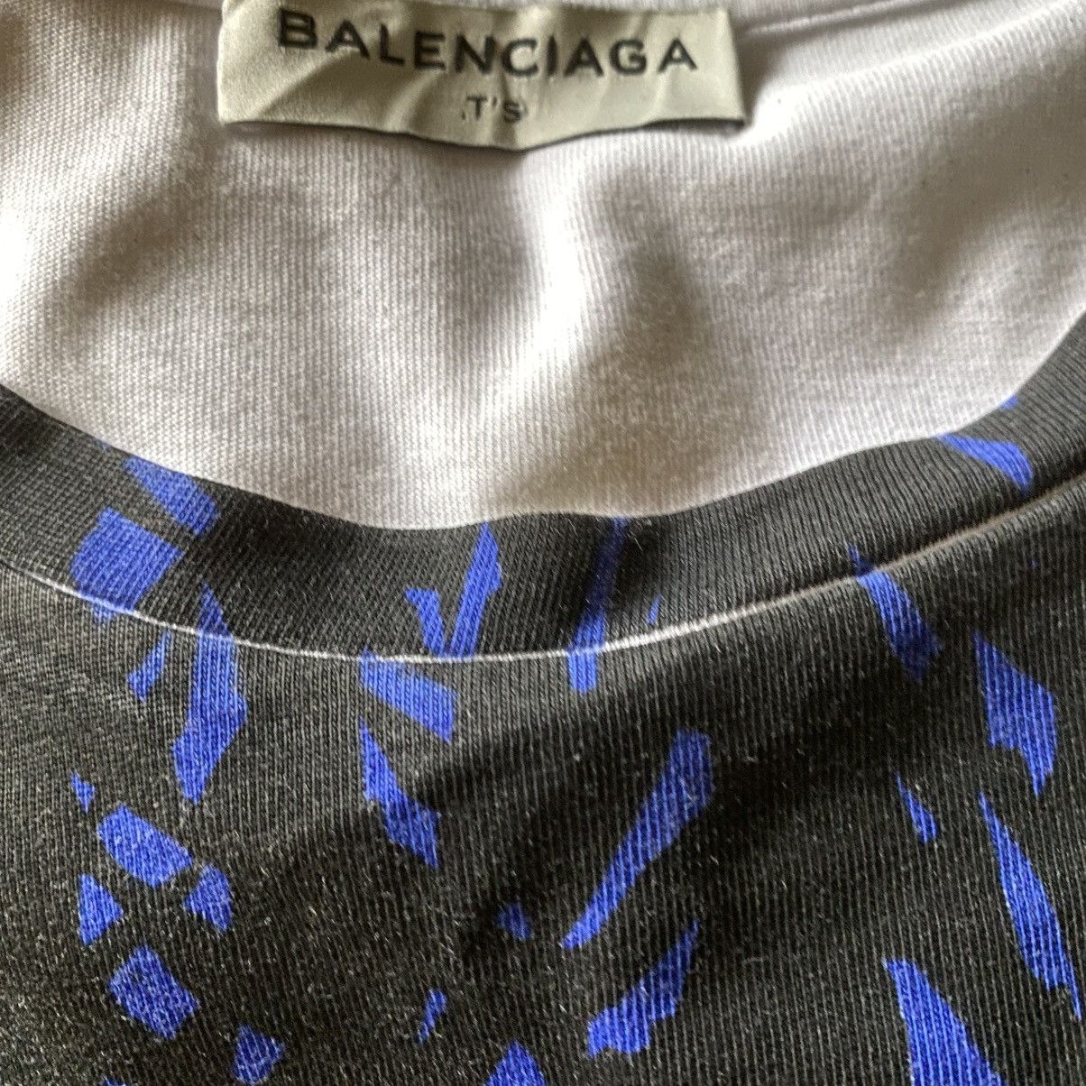 Balenciaga Balenciaga Broken Glass Print T Shirt Size L / US 10 / IT 46 - 7 Thumbnail