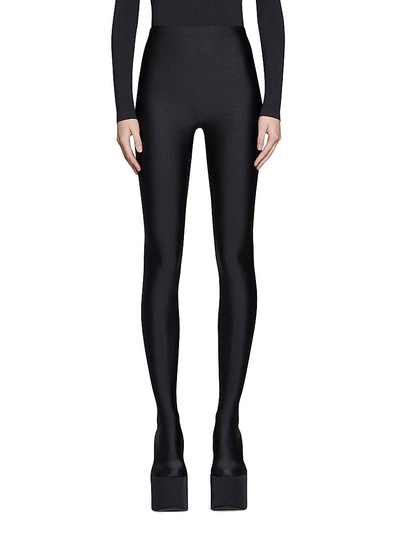 Balenciaga oc11z1125 Camden Pantaleggings in Black Size 25" / US 0 / IT 36 - 4 Thumbnail