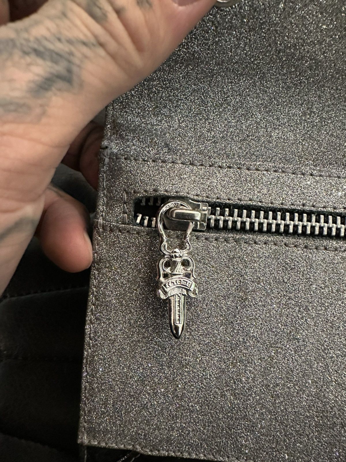 Chrome Hearts Chrome Hearts 1/1 GLITTER CROSS PATCH WALLET Size ONE SIZE - 4 Thumbnail