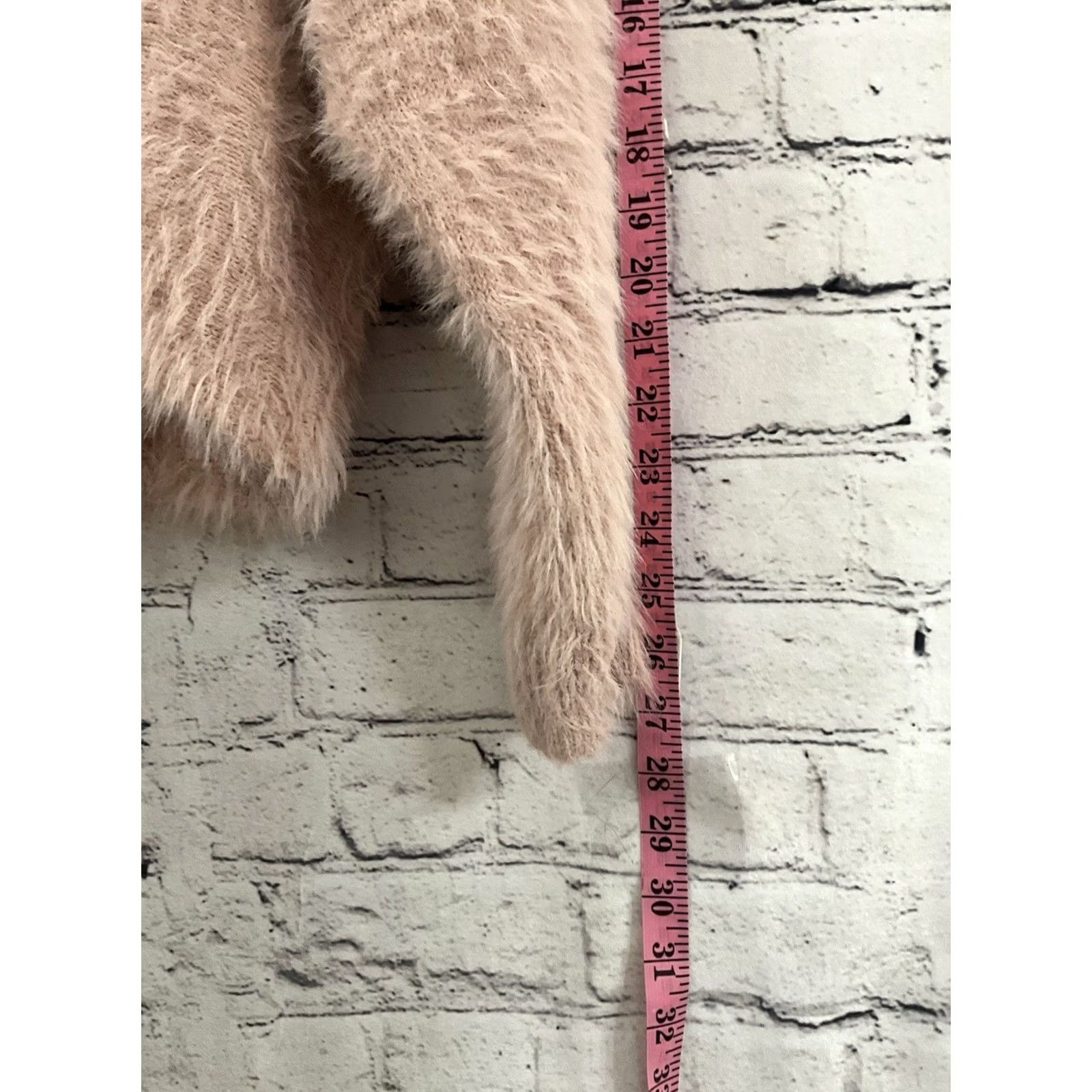 Pinko Wearing Your Heart On Your Sleeve Womens Pink Pullover Cardigan Sweater M Size Pullover Knit Tight-Knit Solid Casual Womens Size M / US 6-8 / IT 42-44 - 3 Thumbnail