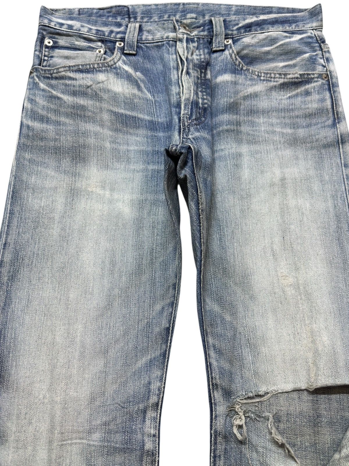 Takeo Kikuchi Vintage Takeo Kikuchi Faded Grunge Distressed Denim Size US 30 / EU 46 - 2 Thumbnail