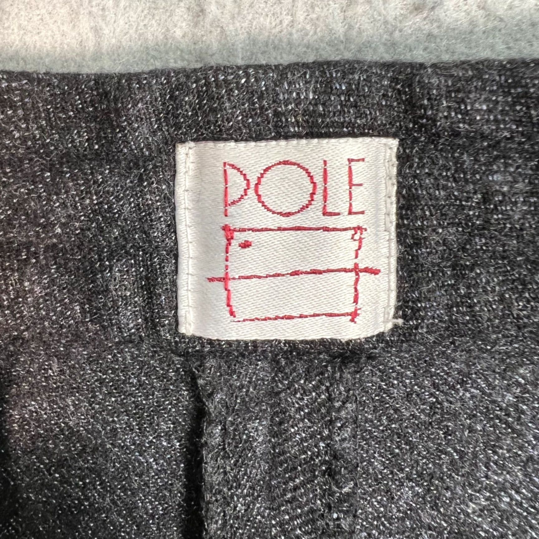 Poler VINTAGE Pole Gray Lounge Pants With Drawstring Waist & Pockets Size 40 Size 27" / US 4 / IT 40 - 3 Thumbnail