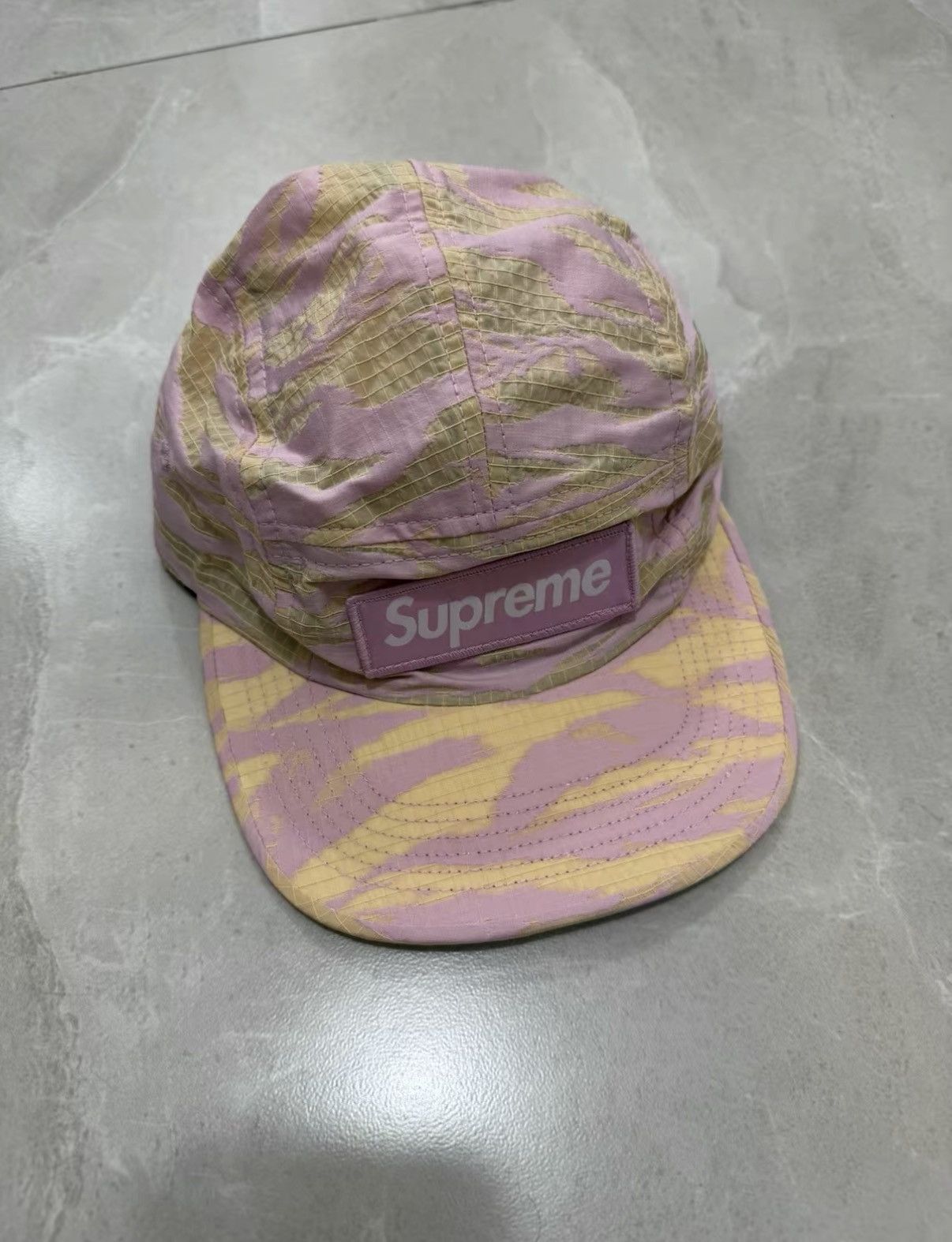 Supreme Supreme SS26 WEEK 3 Tiger Camo Ripstop Camp Cap J34 Size ONE SIZE - 1 Thumbnail